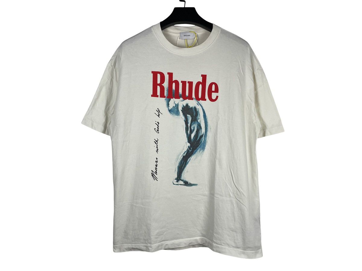 Rhude Rhude God Helps Me Tee Size US S / EU 44-46 / 1 - 1 Thumbnail