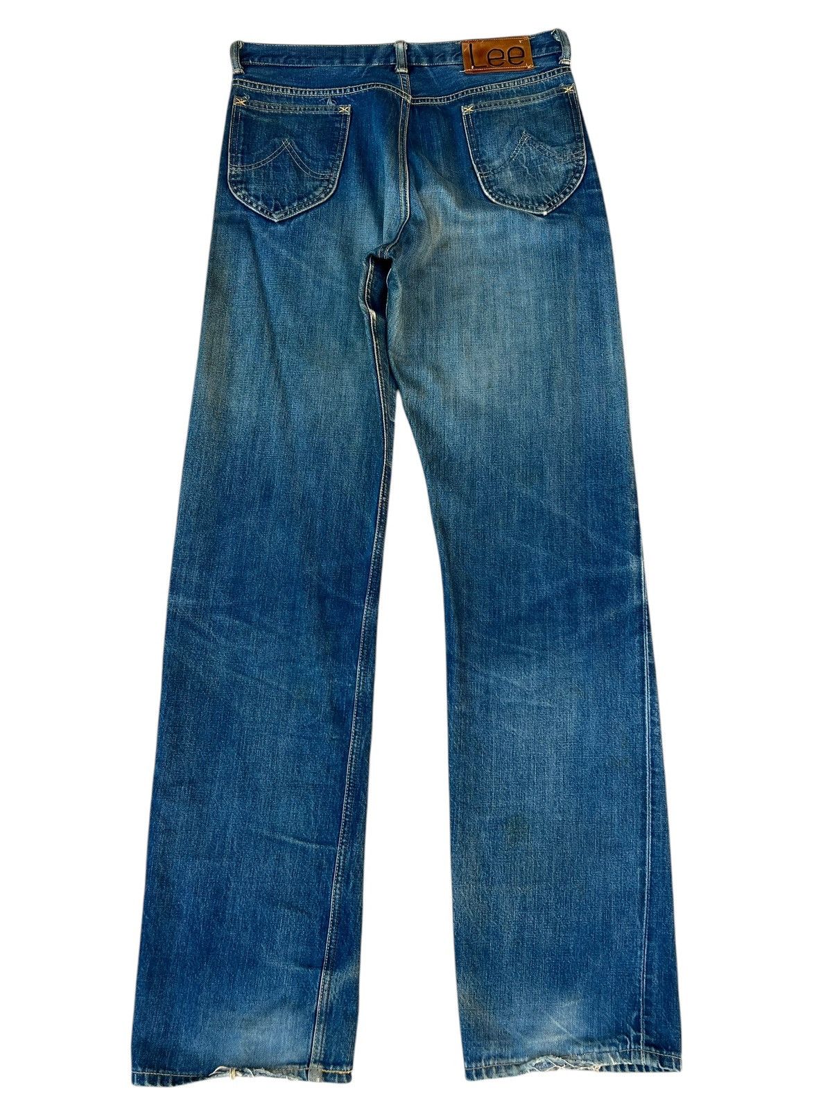 Lee Dirty Mud Stains Denim 90s Lee WW2 Model Selvedge Jeans Size US 32 / EU 48 - 15 Thumbnail