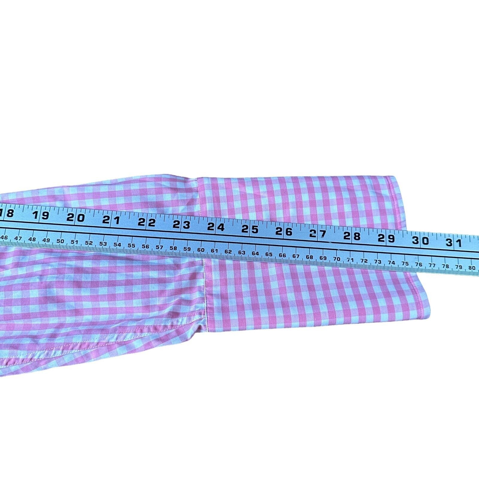The Unbranded Brand Harvie & Hudson Shirt Men’s Large Pink Gingham 100% Cotton Size US L / EU 52-54 / 3 - 8 Thumbnail