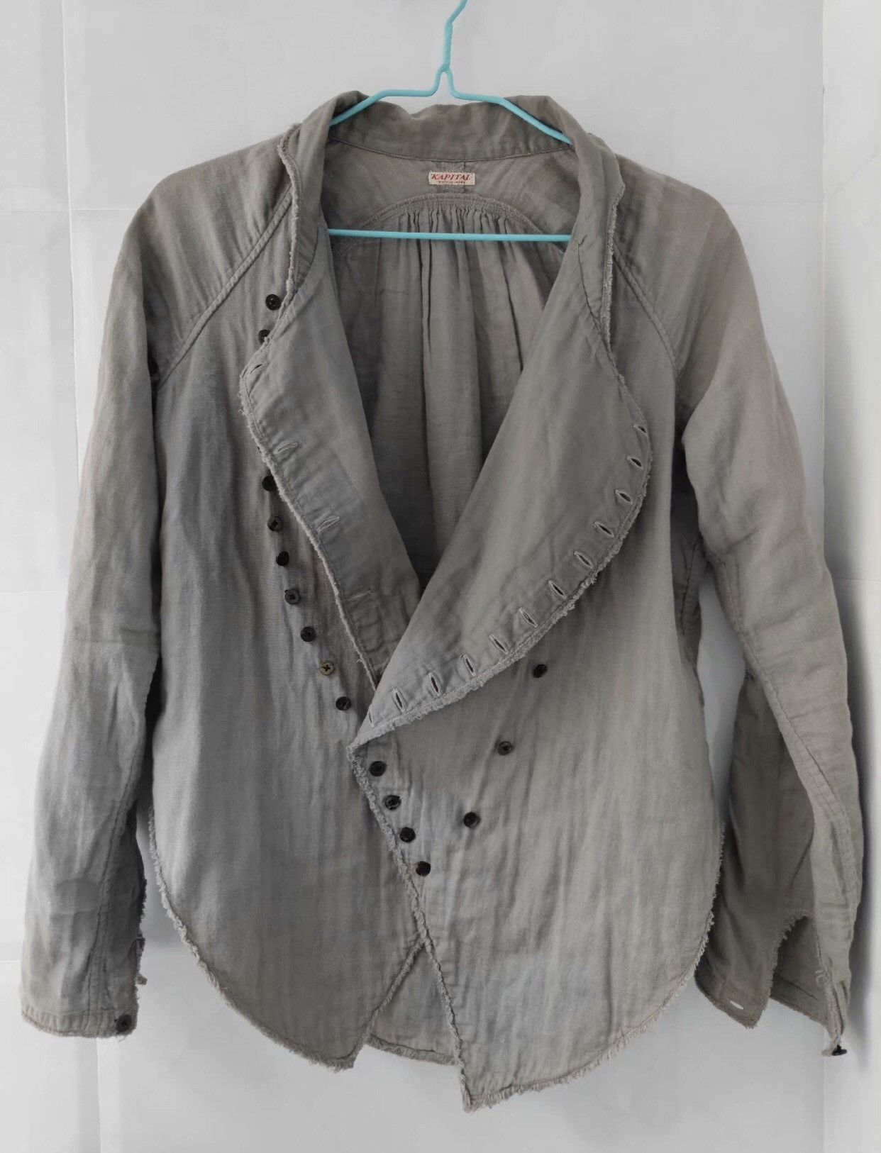 Kapital Kapital genuine Japanese linen retro round breasted jacket Size US S / EU 44-46 / 1 - 4 Thumbnail
