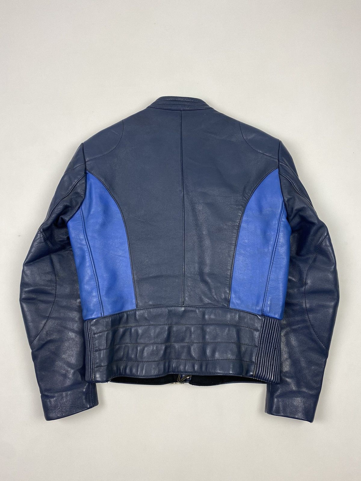 Vintage 1970’s Vintage Harro Two Tone Cafe Racer Leather Jacket Size M / US 6-8 / IT 42-44 - 16 Thumbnail