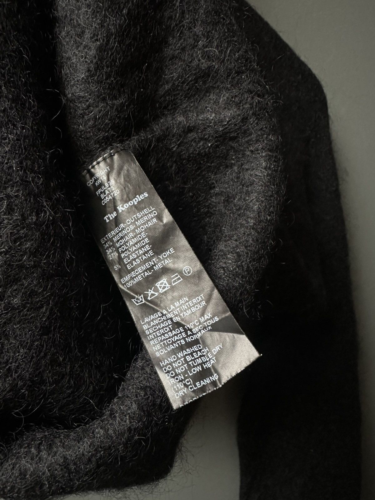 The Kooples The Kooples Safety Pins Wool Mohair Sweater Size M / US 6-8 / IT 42-44 - 5 Thumbnail