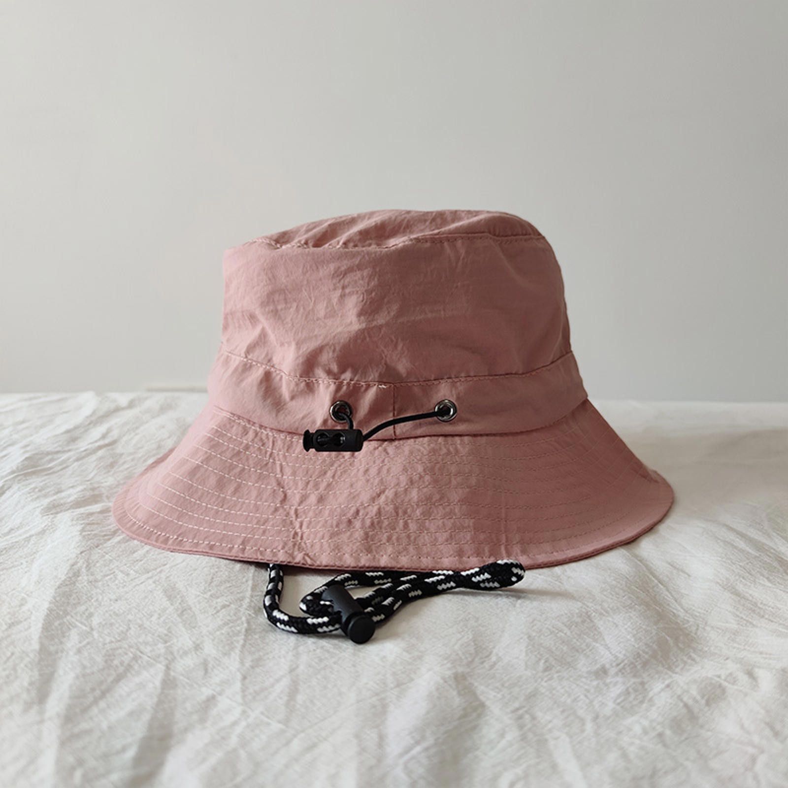 Other Trendy Pink Bucket Hat with Adjustable Strap Size ONE SIZE - 1 Thumbnail