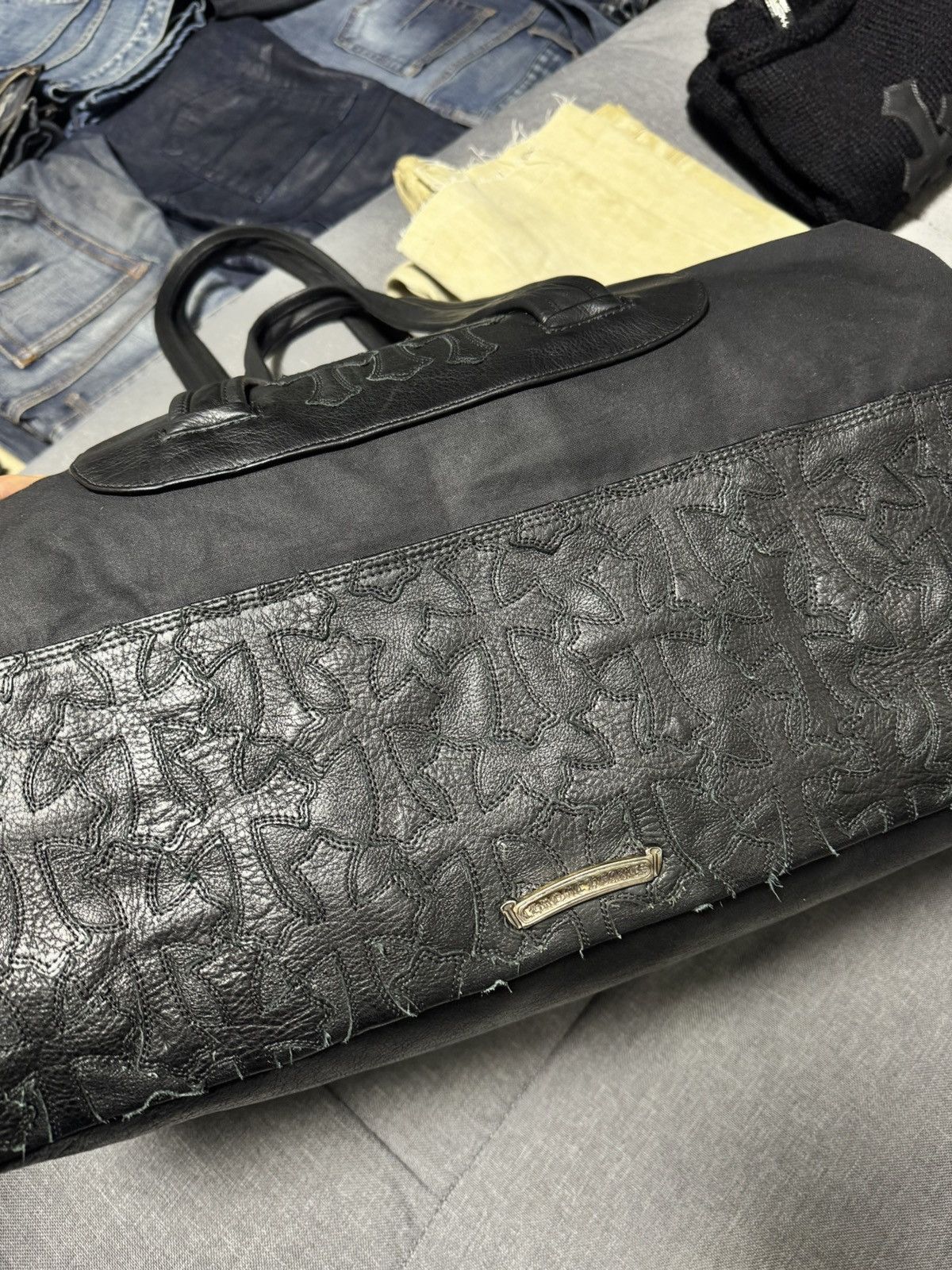 Chrome Hearts Chrome Hearts Large Flooded Duffle Bag Size ONE SIZE - 6 Thumbnail