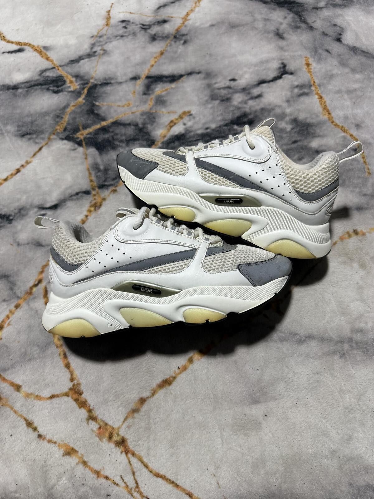 Dior Dior B22 Triple White Silver - Sz 7US (8.5W) Size US 7 / EU 40 - 3 Thumbnail
