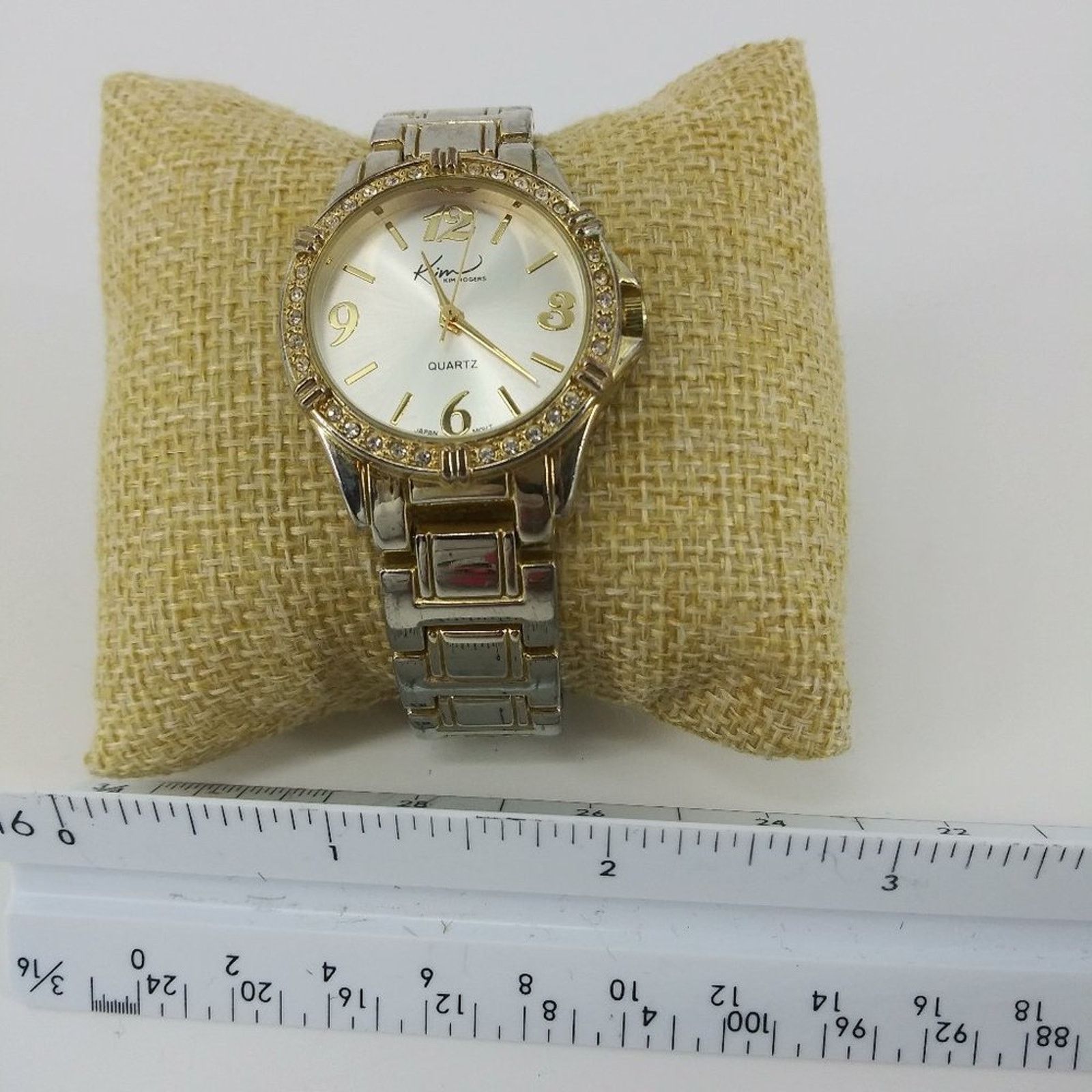 Vintage Kim Rogers Wristwatch WatchQuartz Japan Mov't Gold Tone Size ONE SIZE - 8 Thumbnail