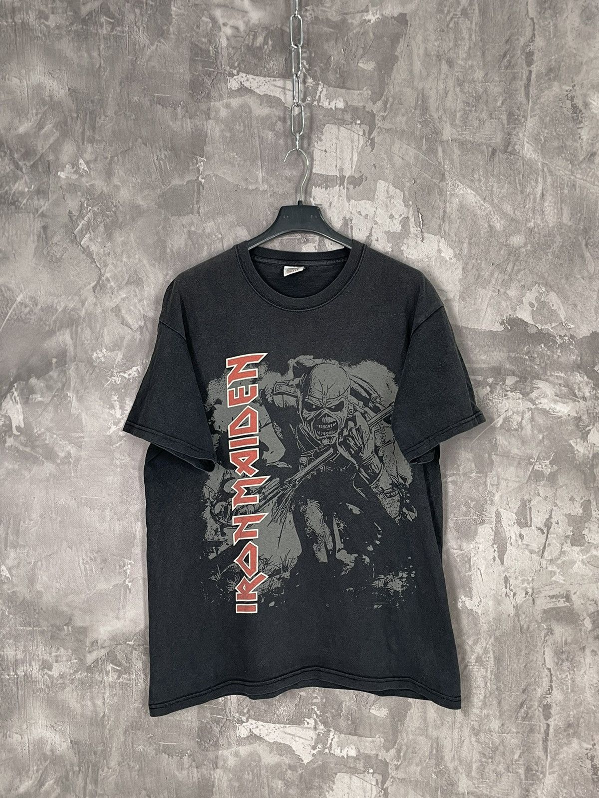 Band Tees Y2K Iron Maiden 00s Faded Stonewashed Promo T shirt Size US L / EU 52-54 / 3 - 1 Thumbnail