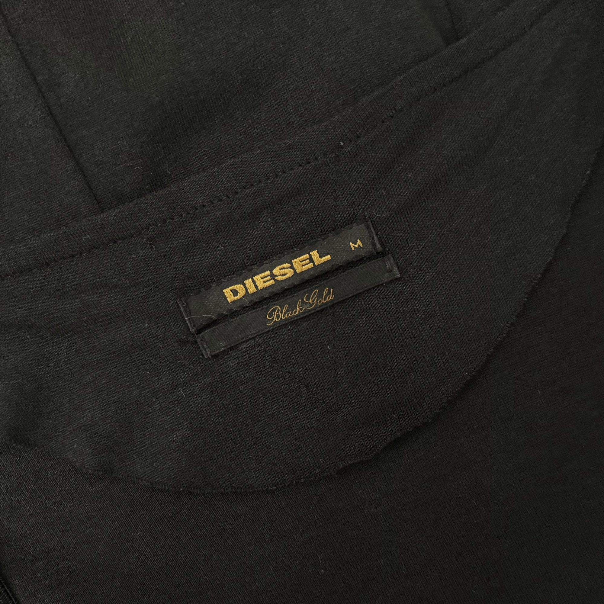 Diesel Black Gold Diesel cotton modal mini dress in black size M Size M / US 6-8 / IT 42-44 - 8 Thumbnail