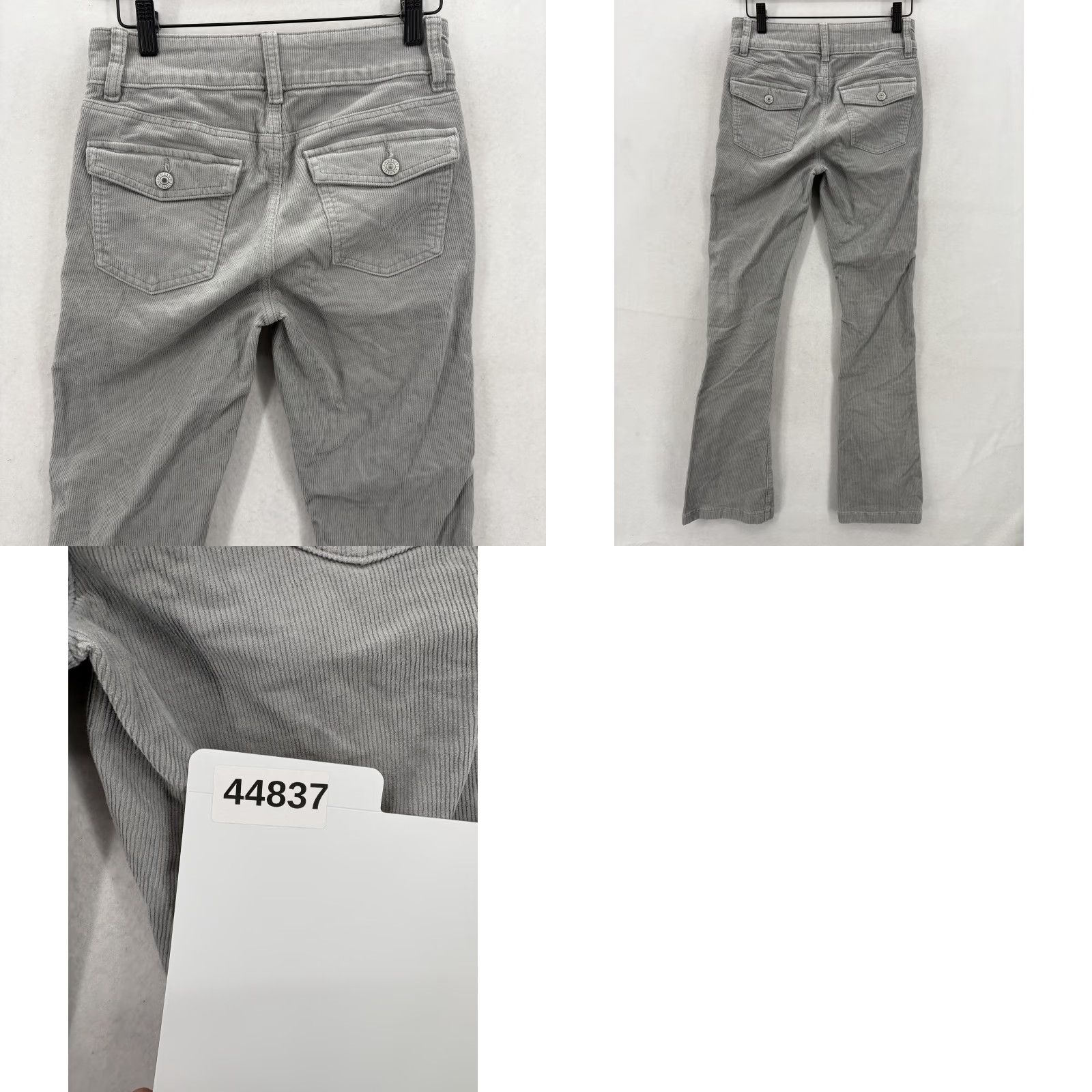 American Eagle Outfitters VINTAGE American Eagle Pants Womens 0 Gray Corduroy Bootcut Stretch Low Rise Casual Y2K Size 25" / US 0 / IT 36 - 10 Thumbnail