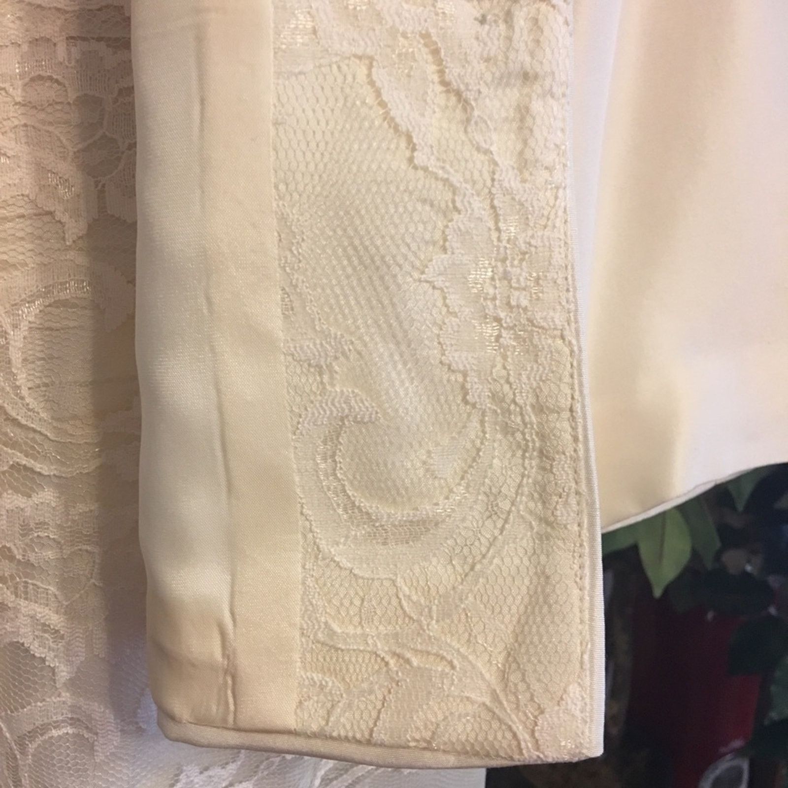 Designer KIR elegant cream lace beaded skirt suit set 6 Size M / US 6-8 / IT 42-44 - 7 Thumbnail