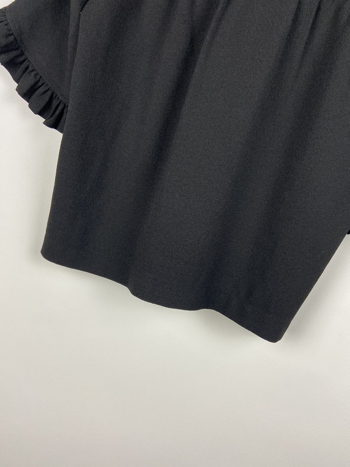 Designer × Ganni GANNI Clark Top Blouse Womens Black Size XXS / US 00 / IT 34 - 12 Thumbnail