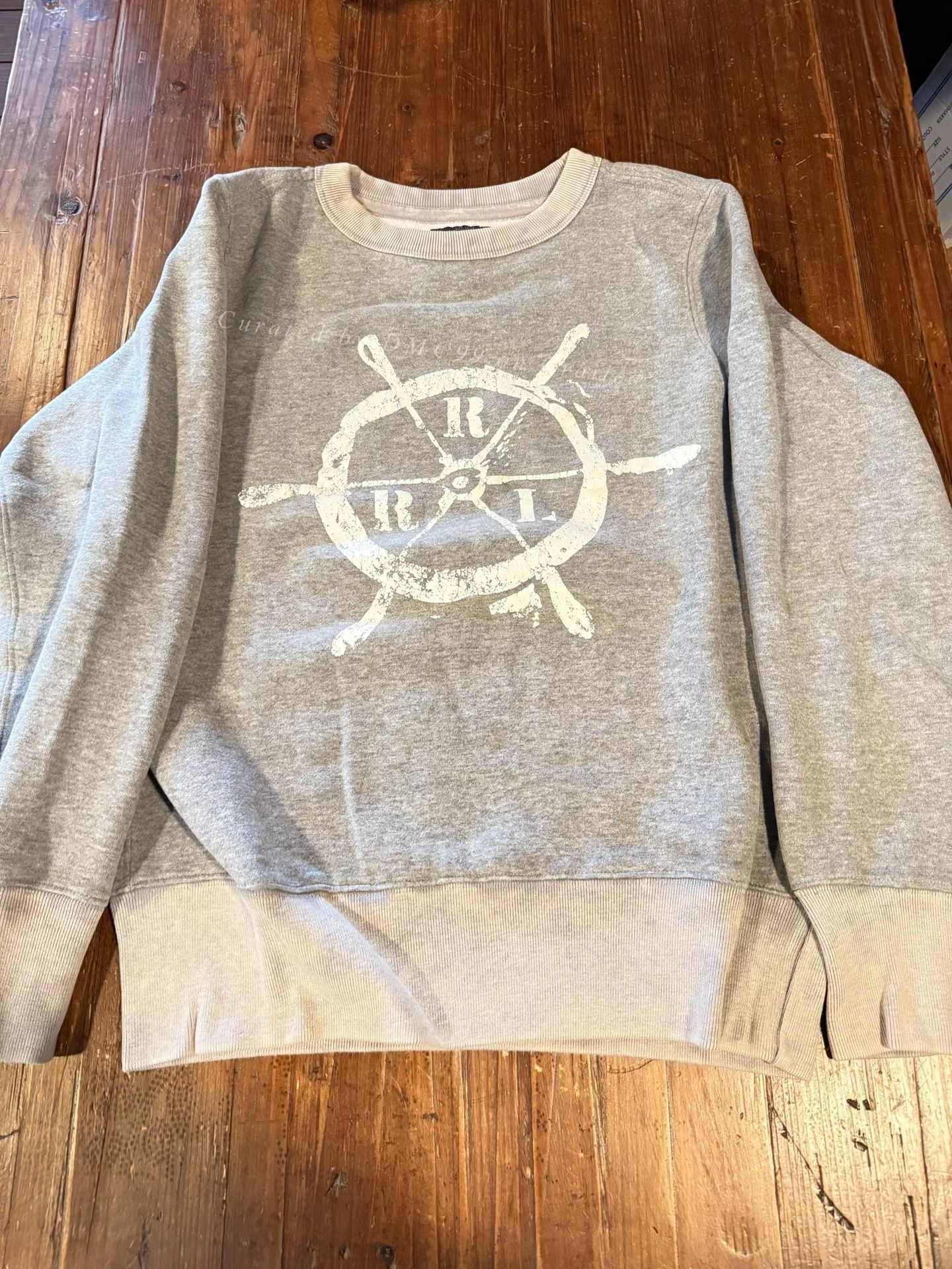 RRL Ralph Lauren RRL Ralph Lauren Paddle Logo Sweatshirt Size US S / EU 44-46 / 1 - 1 Thumbnail