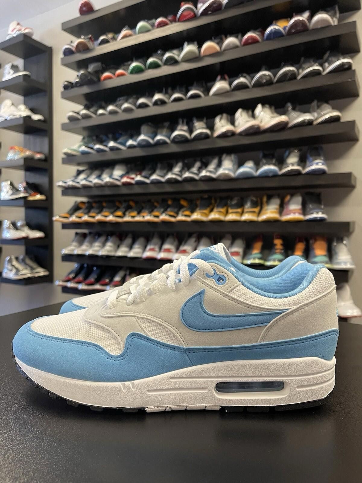 Nike Size 10 - Nike Air Max 1 Shoes 'White University Blue' Size US 10 / EU 43 - 1 Thumbnail