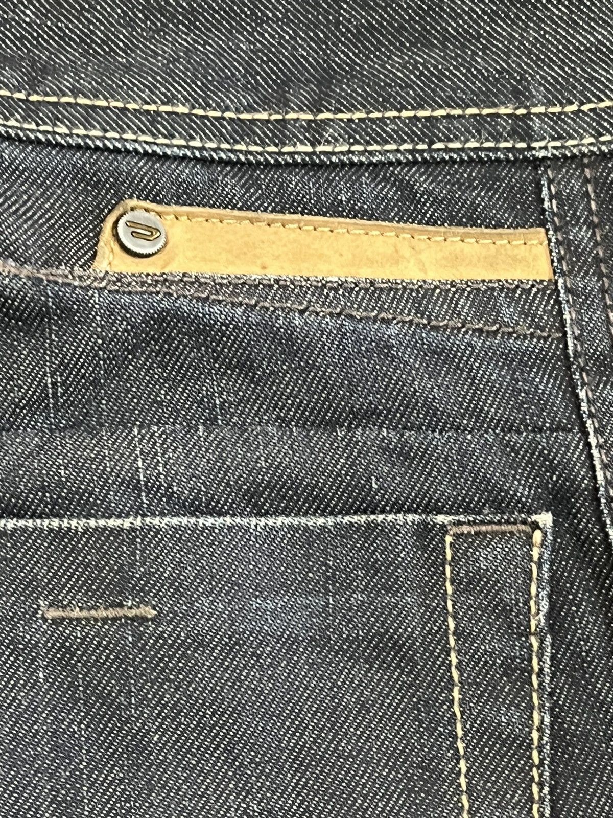 Diesel × Diesel Black Gold Vintage Diesel Dughan Punk AvantGarde Denim Size US 33 - 16 Thumbnail