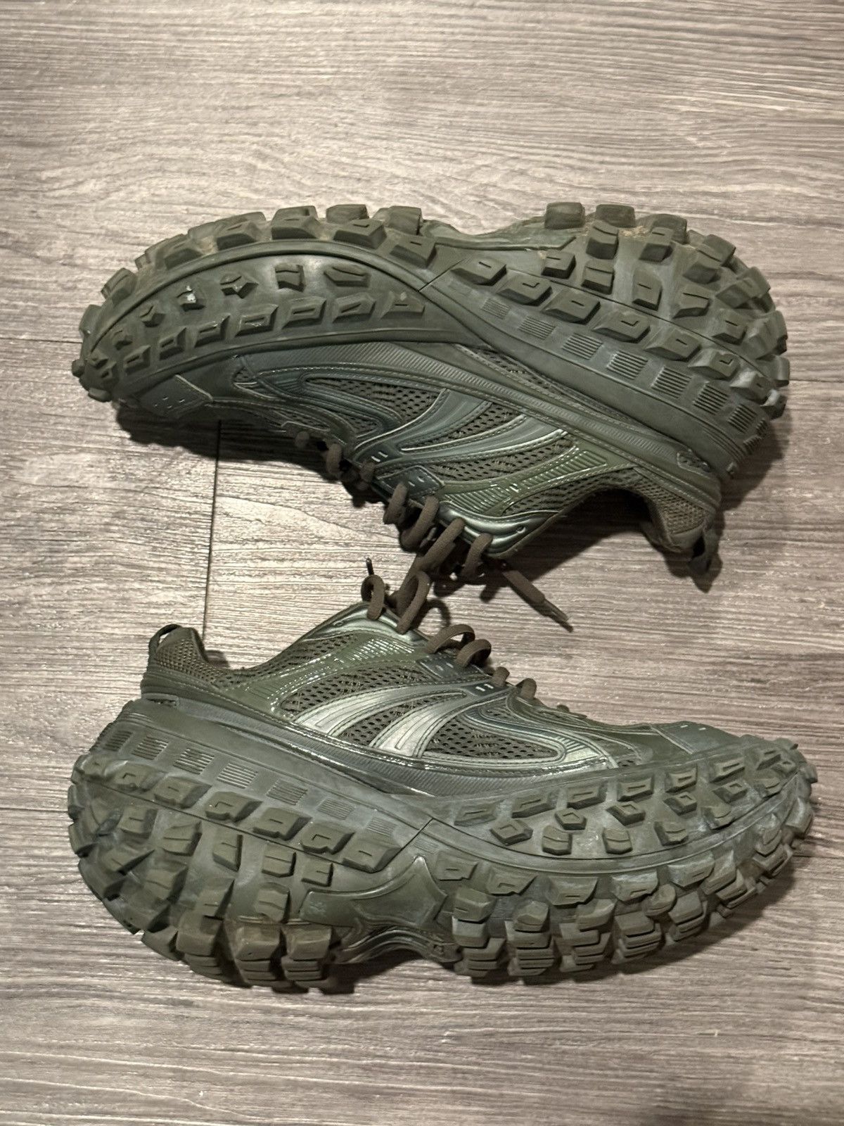 Balenciaga BB Green Defenders Size US 9 / EU 42 - 4 Thumbnail