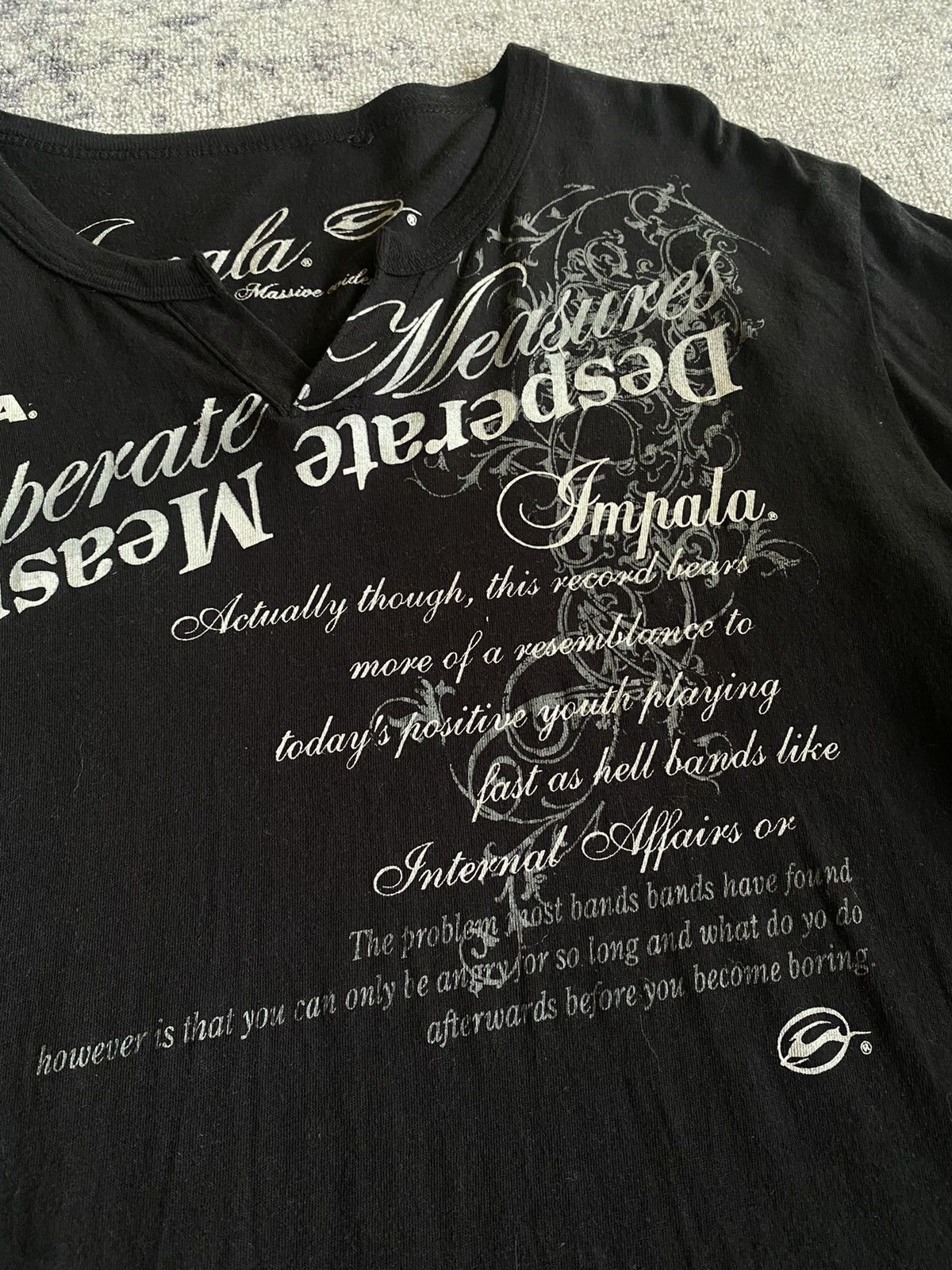Hysteric Glamour × If Six Was Nine × Le Grande Bleu (L.G.B.) 2000s Impala ifsixwasnine style tshirt Size US M / EU 48-50 / 2 - 3 Thumbnail