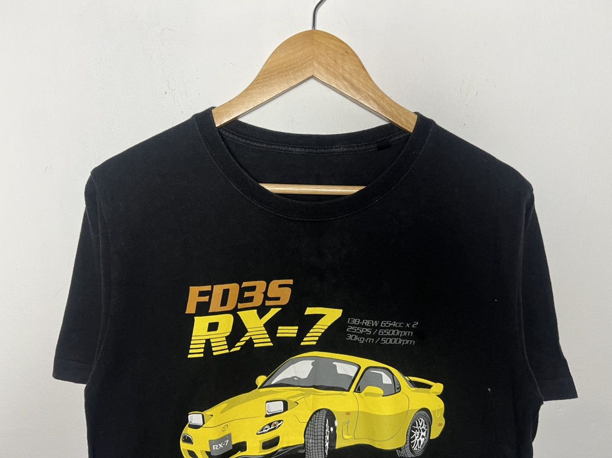 Japanese Brand Mazda RX-7 FD3S 13B-REW Merchandise Tee Size US L / EU 52-54 / 3 - 3 Thumbnail