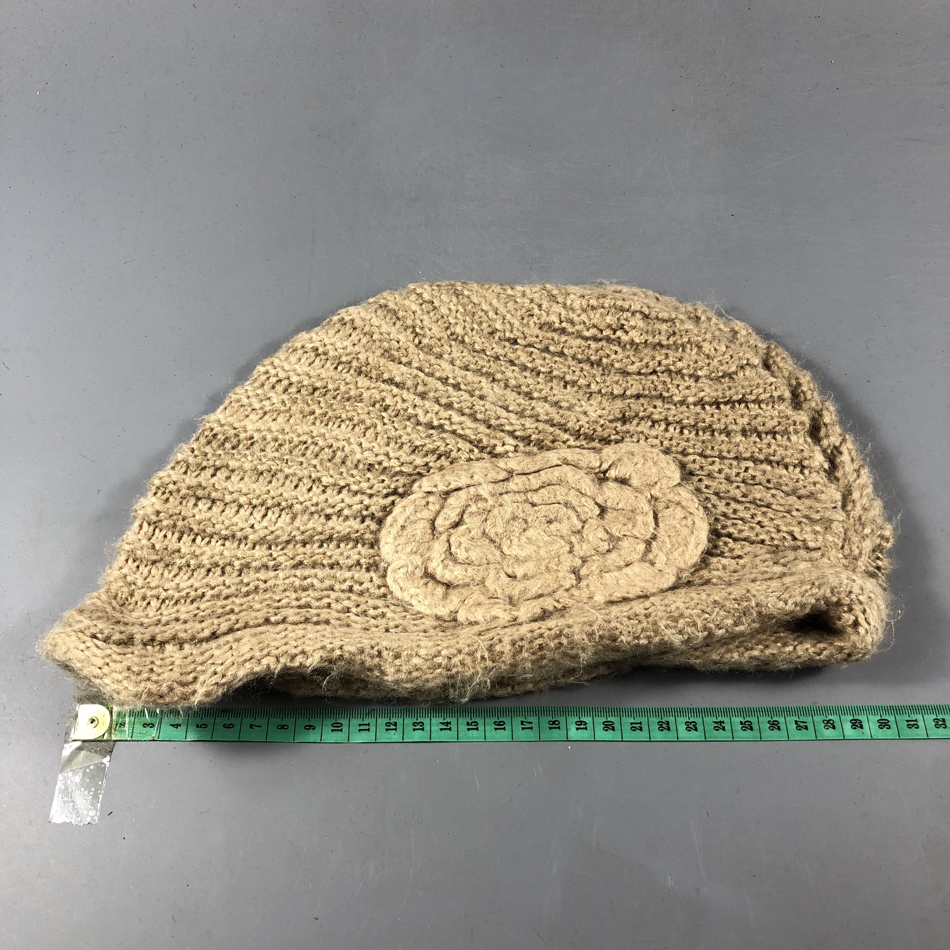Japanese Brand Earth Music & Ecology Crochet Flower Beanie Snowcap B857 Size ONE SIZE - 3 Thumbnail