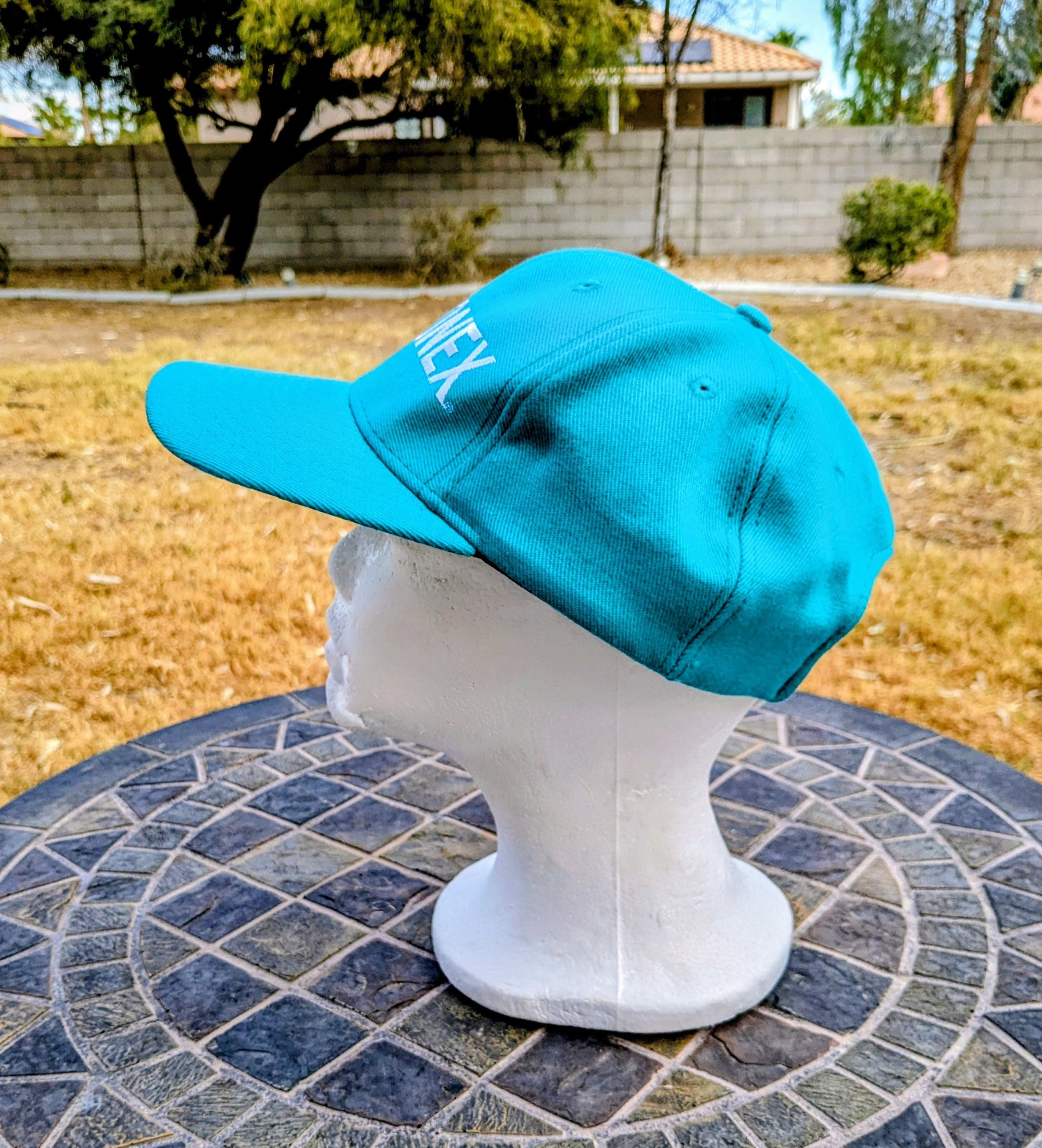 Other YONEX Vintage Hat Aqua-Blue Adjustable OSFM Wool Cap GUC Size ONE SIZE - 3 Thumbnail