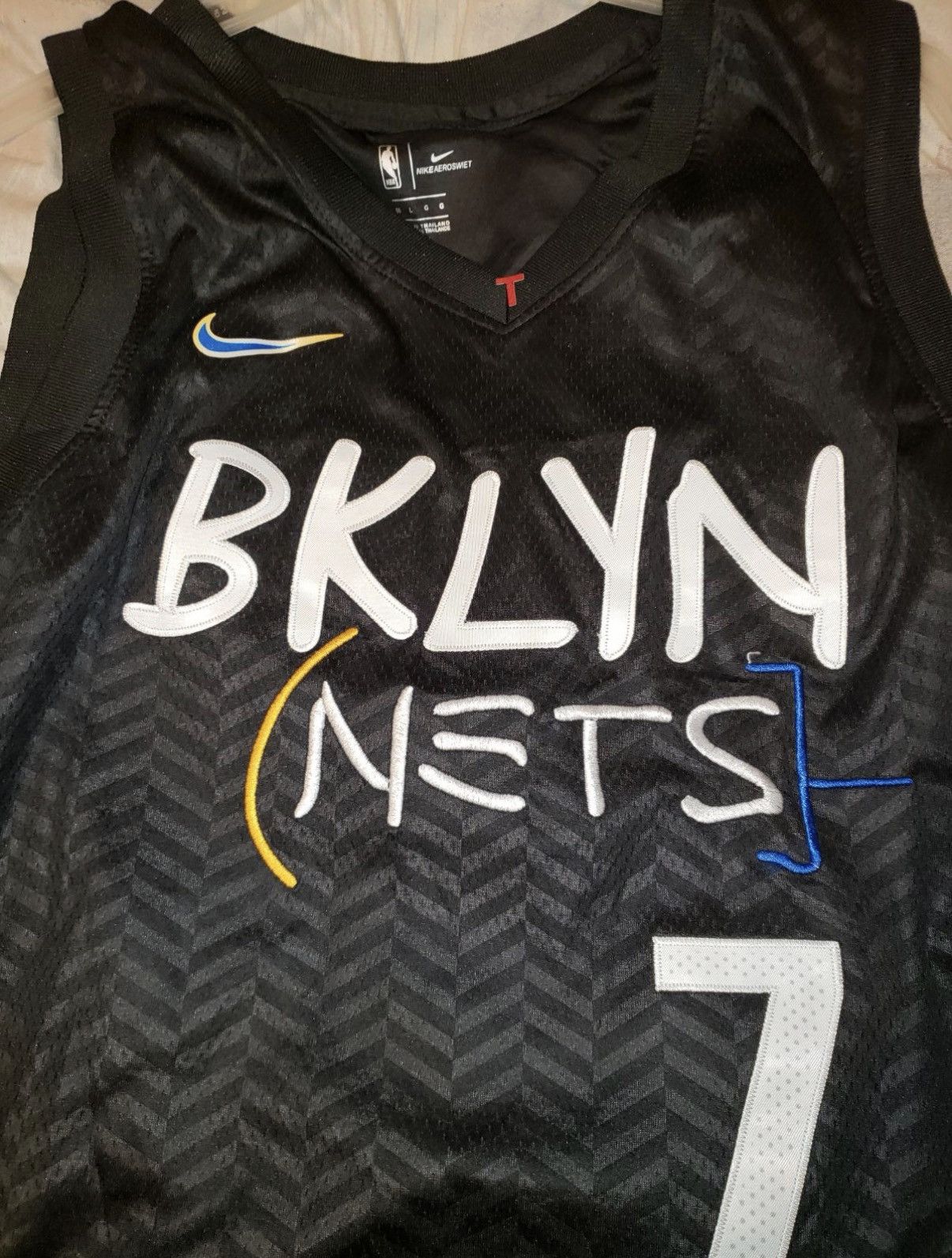 Nike Nike NBA BrooklynNets 20-21 Crown County City Edition jersey Size US L / EU 52-54 / 3 - 1 Thumbnail