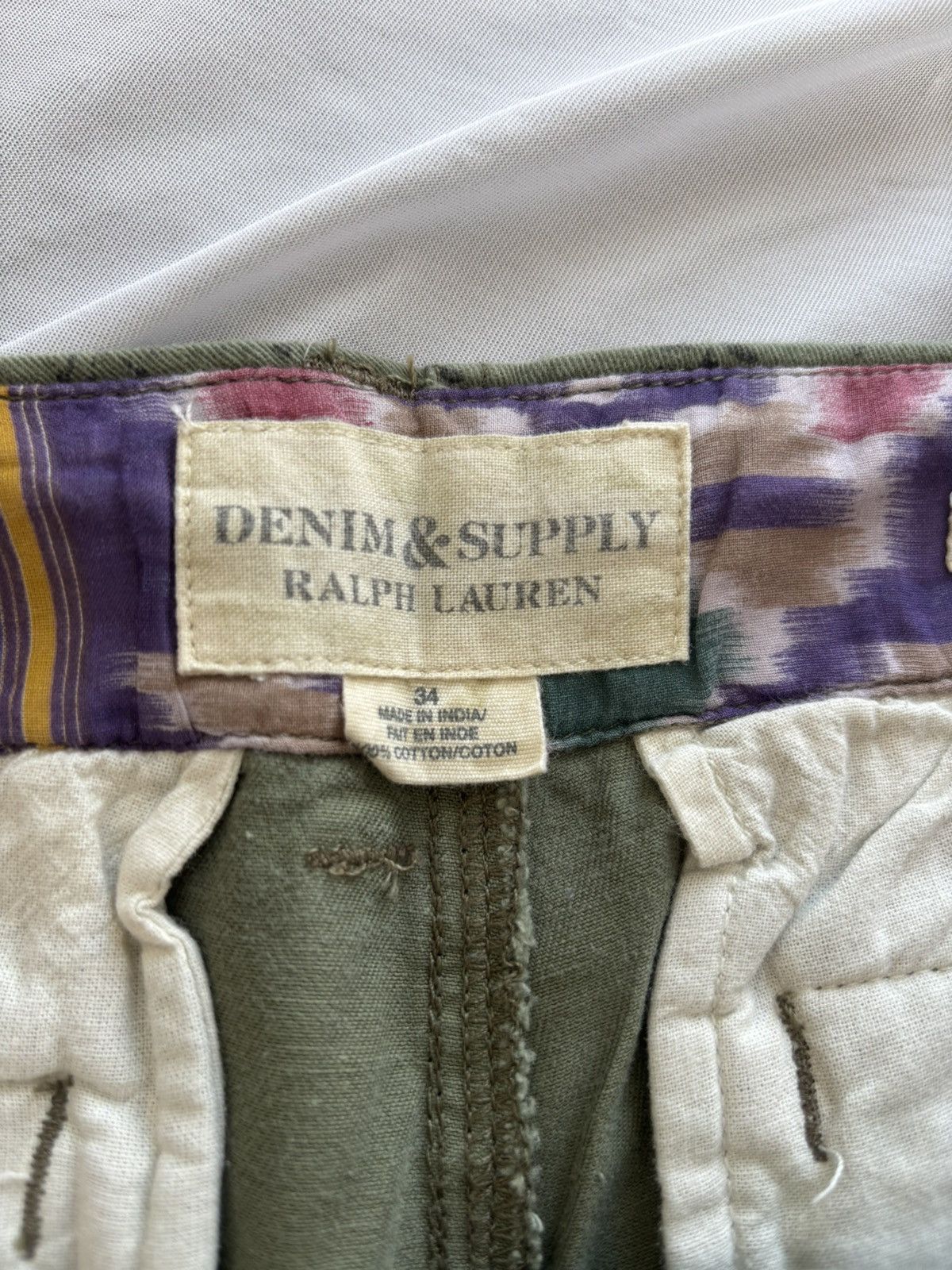 Denim & Supply Ralph Lauren × Ralph Lauren Ralph Lauren Denim & Supply Cargo Shorts Size US 34 / EU 50 - 3 Thumbnail