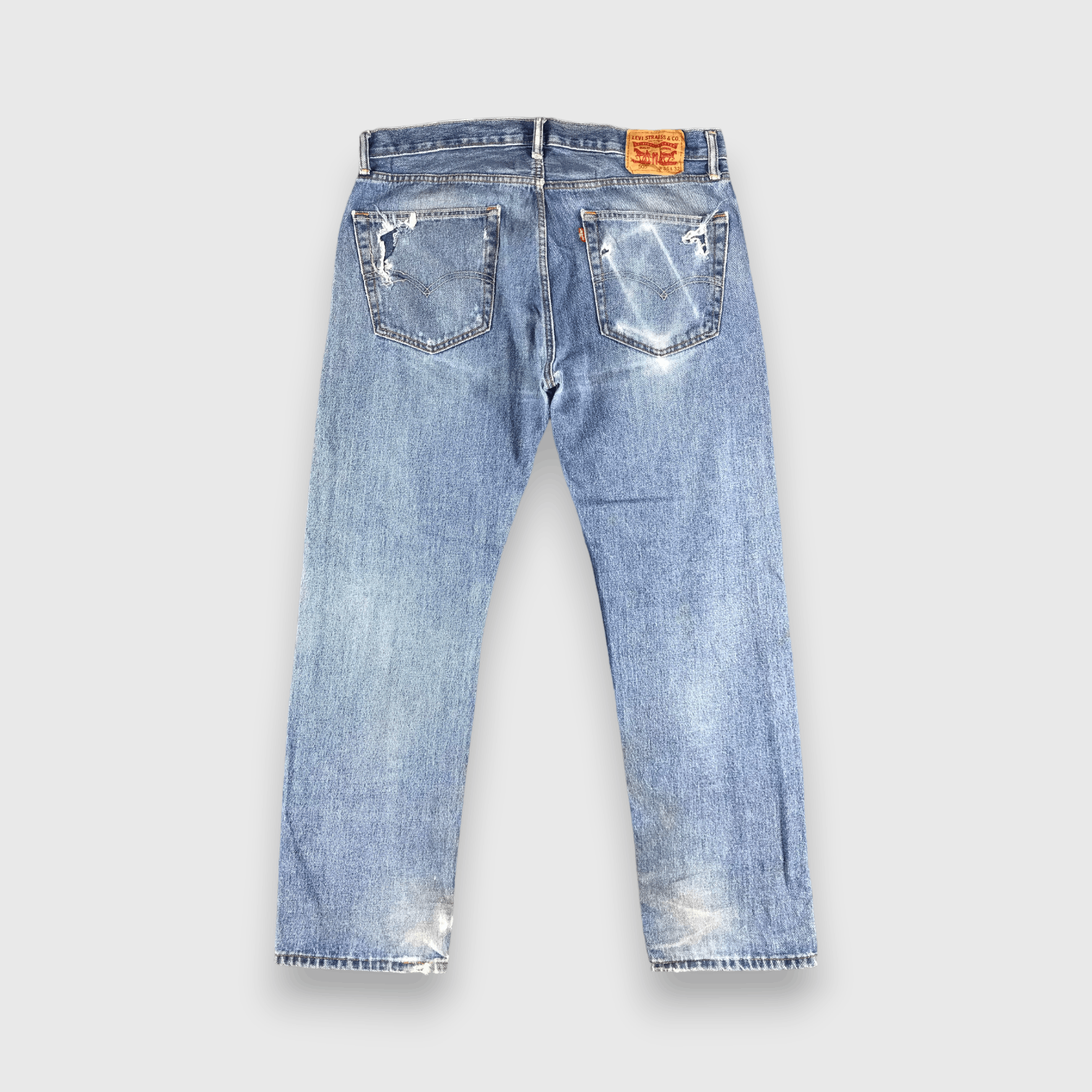 Levi's Vintage Blue Wash Levis 505 Jeans-J2306 Size US 38 / EU 54 - 2 Thumbnail
