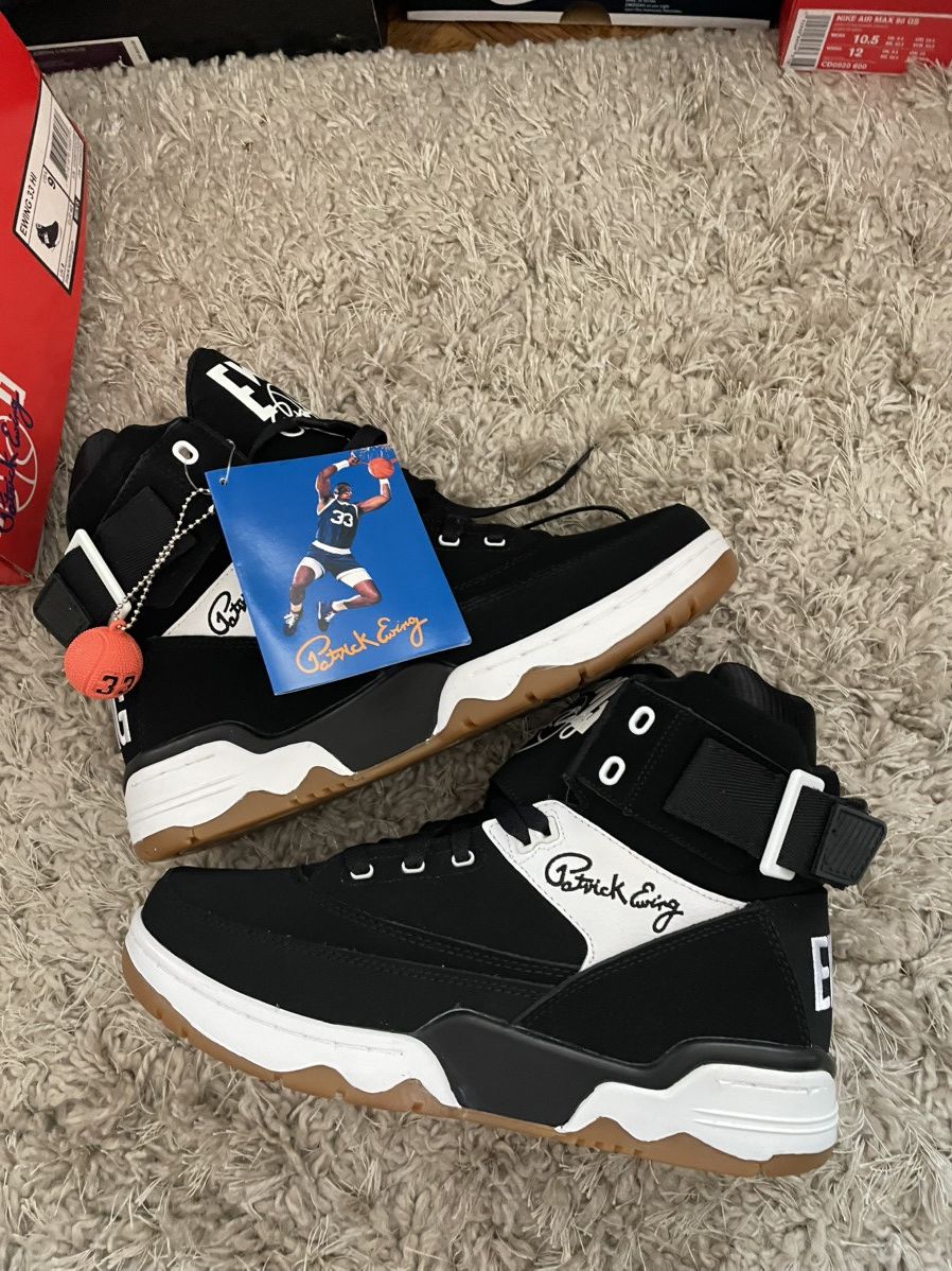 Ewing Athletics Patricks Ewing 33 HI Black/Gum Size US 9 / EU 42 - 2 Thumbnail