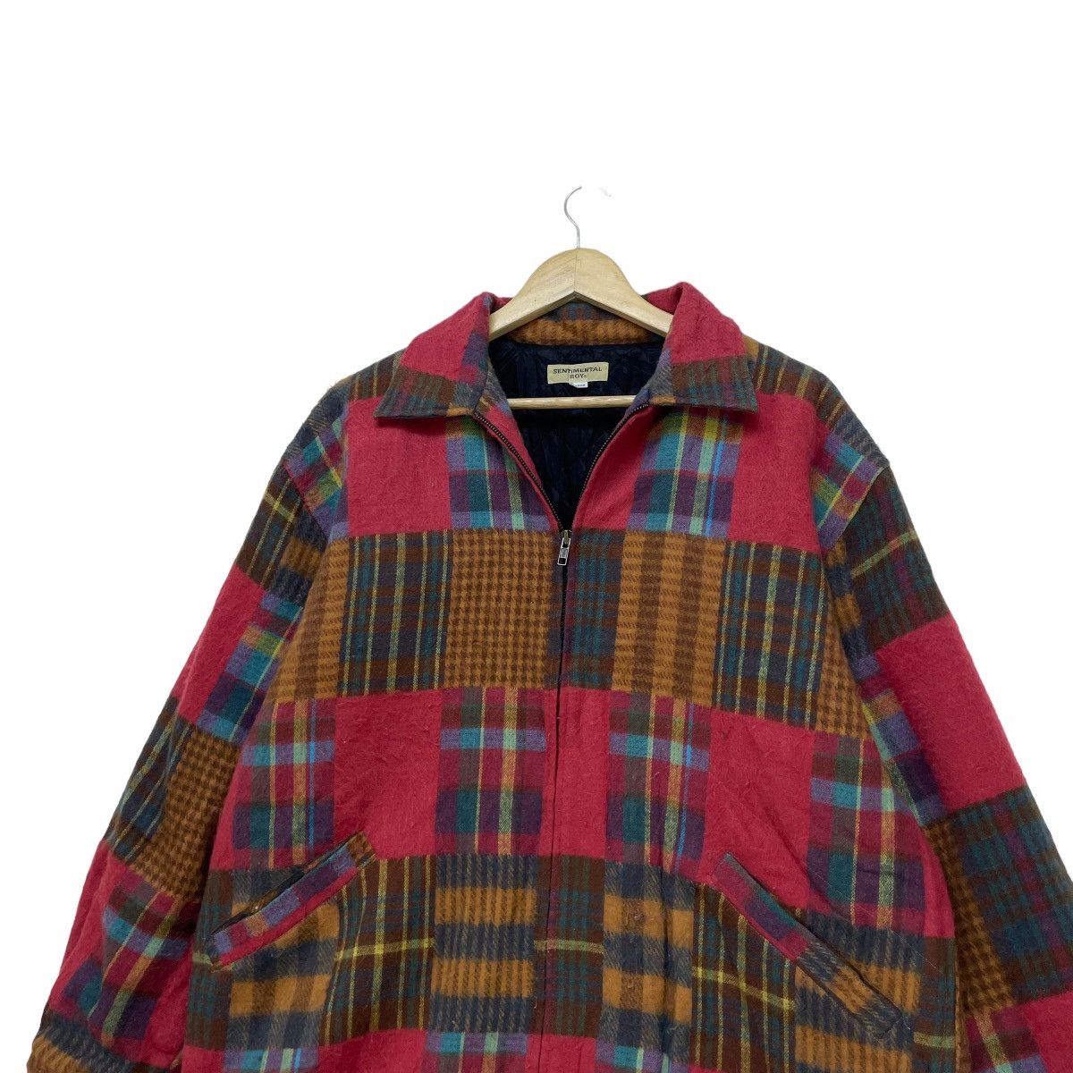 Individual Sentiments 💥Japanese Brand Sentimental Boy Pacthwork Jacket Size US M / EU 48-50 / 2 - 4 Thumbnail