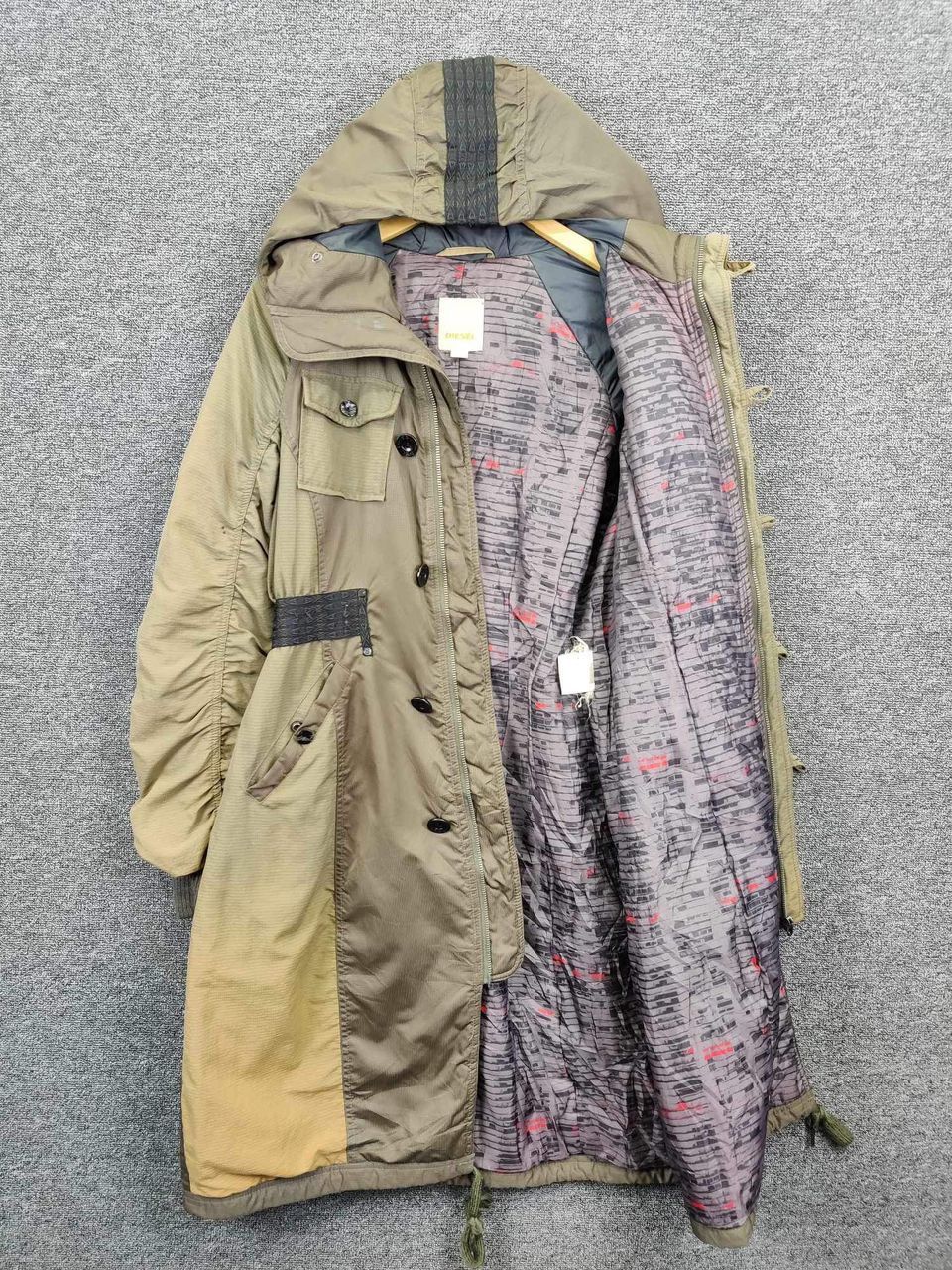 Diesel Vintage Diesel Military Parkas Jacket Sun Faded Size US L / EU 52-54 / 3 - 9 Thumbnail