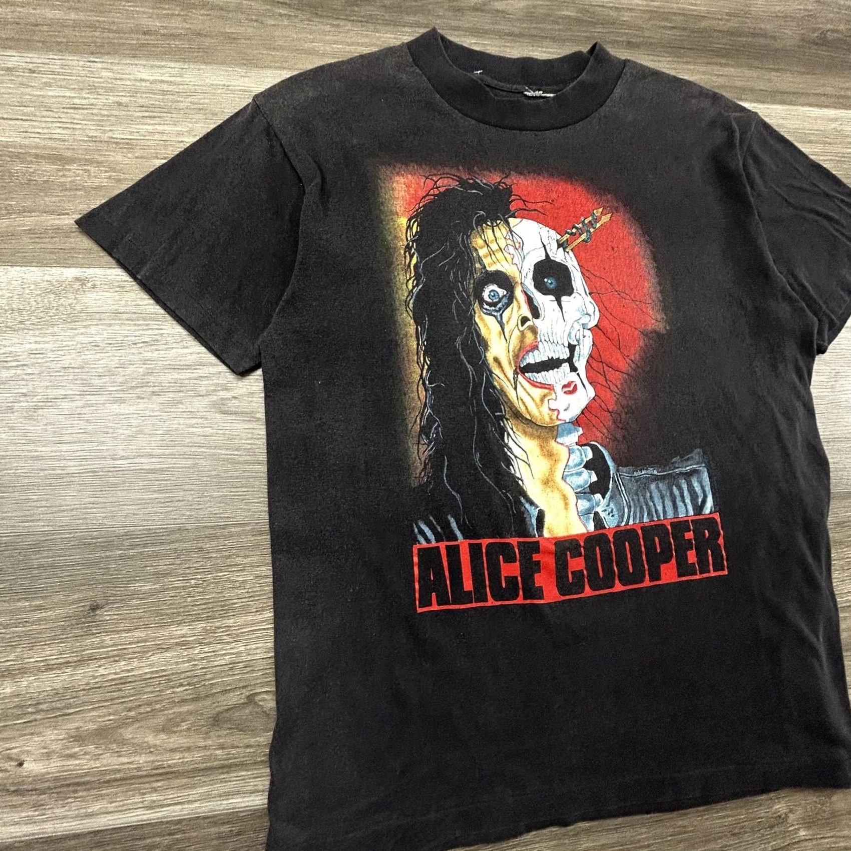 Vintage Vintage Alice Cooper Shirt Mens Small Black Trash Single Stitch Made USA 1989 Size US S / EU 44-46 / 1 - 3 Thumbnail