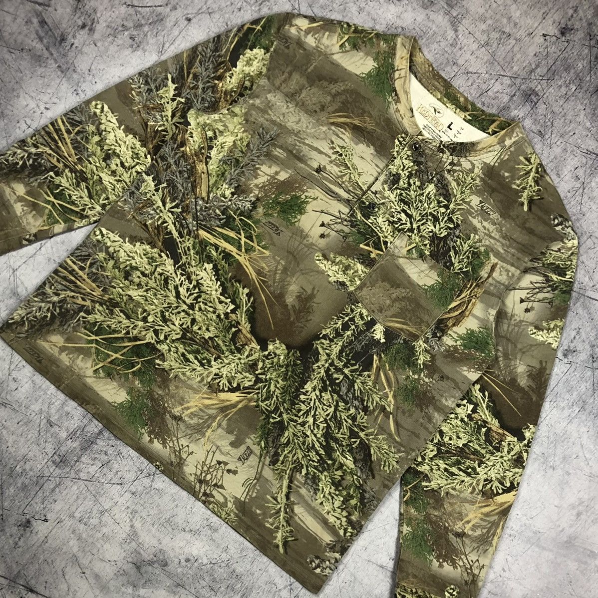 Realtree Realtree Jungle Forest Wood Needles Long Sleeve Tee Size US L / EU 52-54 / 3 - 1 Thumbnail