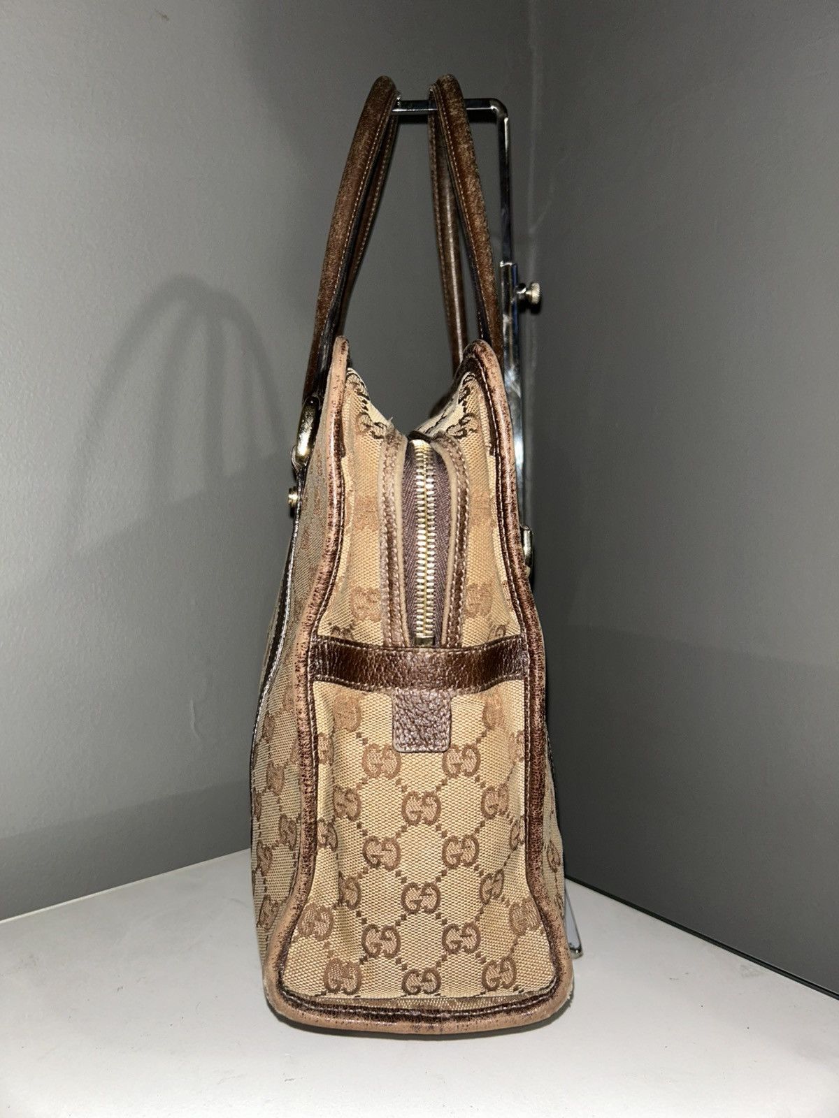 Gucci Gucci GG Canvas Boston Bag Briefcase Size ONE SIZE - 15 Thumbnail