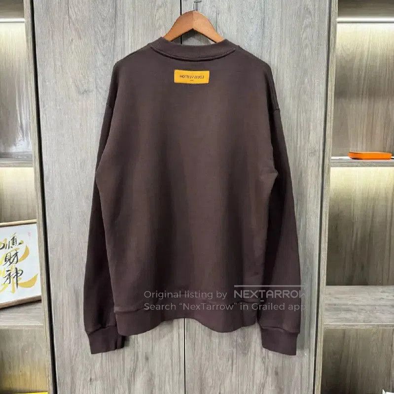 Louis Vuitton Louis Vuitton Brown Leather Men's Sweatshirt . Size US L / EU 52-54 / 3 - 2 Thumbnail
