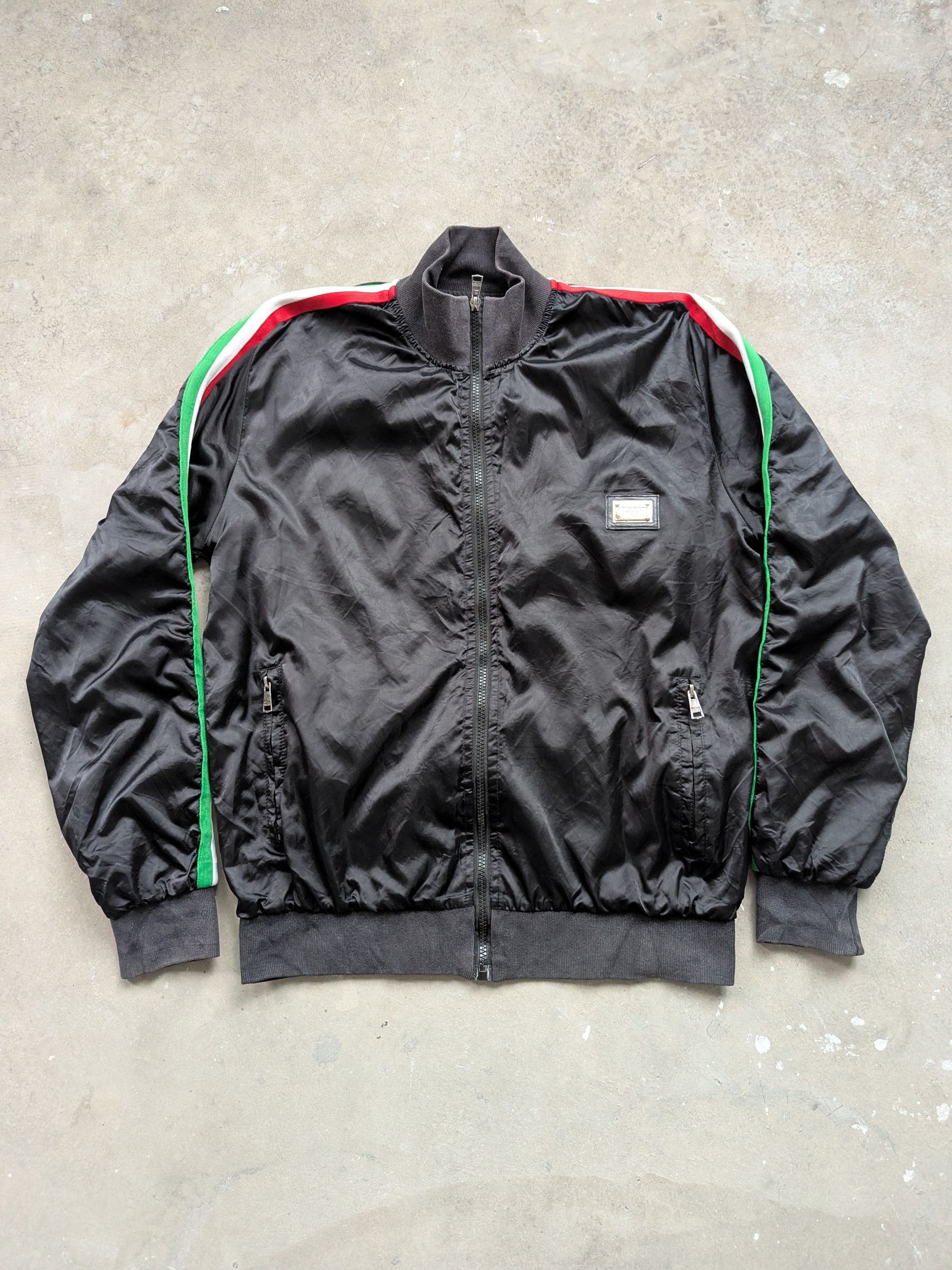 Dolce & Gabbana Dolce Gabbana Black Jacket 3 Stripe Size US M / EU 48-50 / 2 - 1 Thumbnail