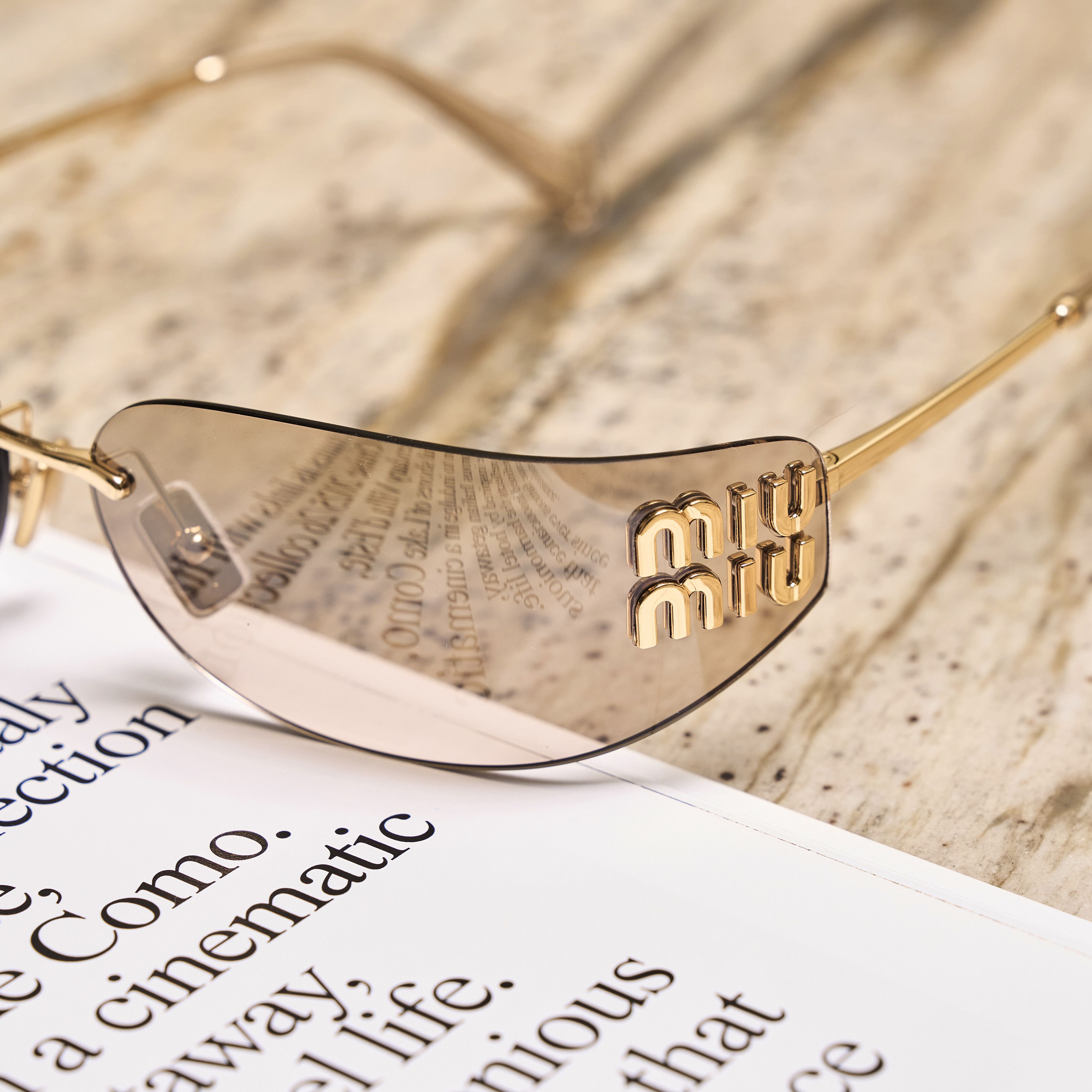 Miu Miu MIU MIU A51 5AK20P SUNGLASSES Size ONE SIZE - 3 Thumbnail