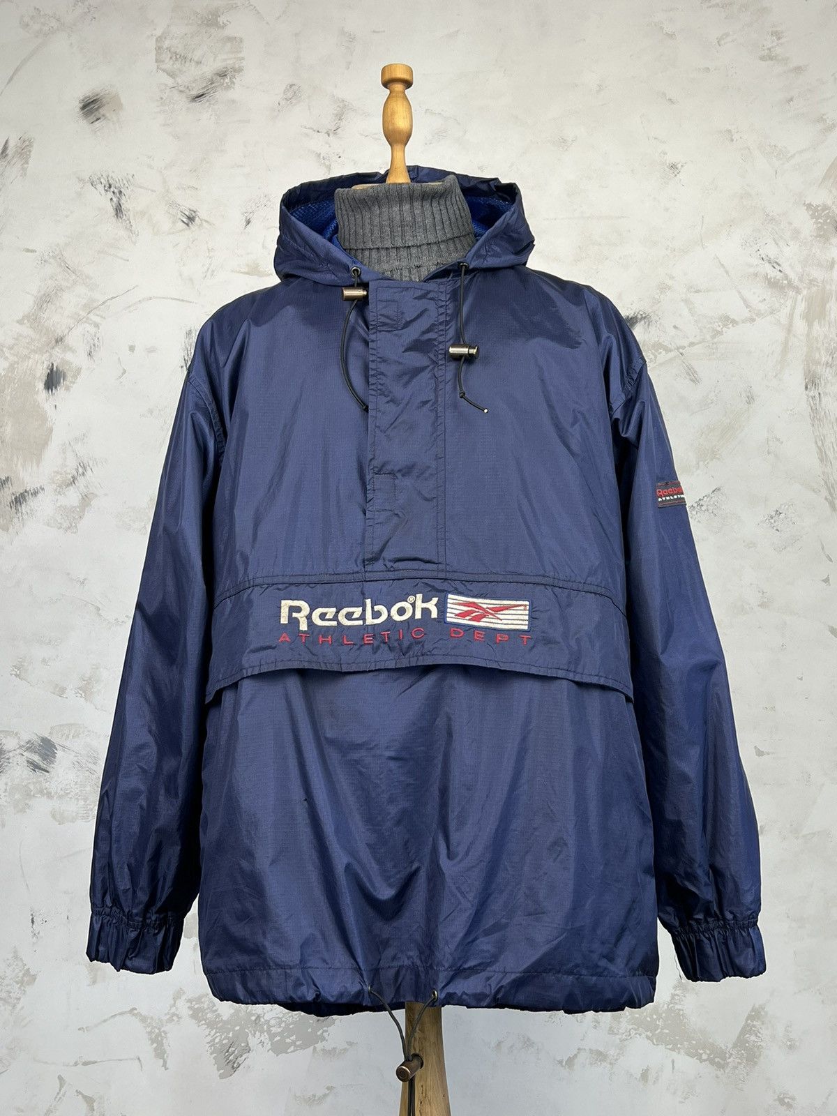 Reebok Vintage Reebok Anorak Jacket Size L - XL Size US L / EU 52-54 / 3 - 2 Thumbnail