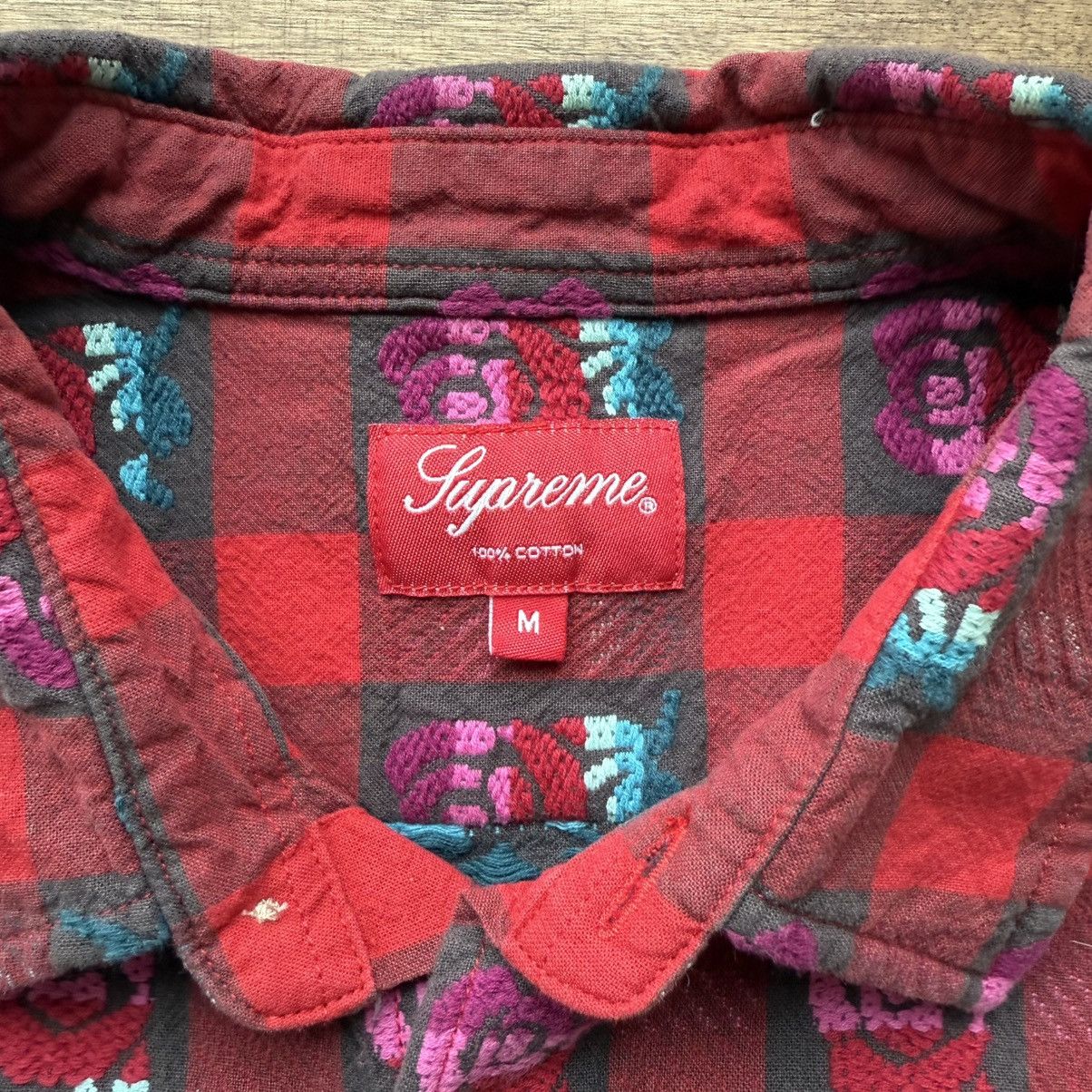 Supreme Supreme Roses Plaid Flannel Size US M / EU 48-50 / 2 - 3 Thumbnail
