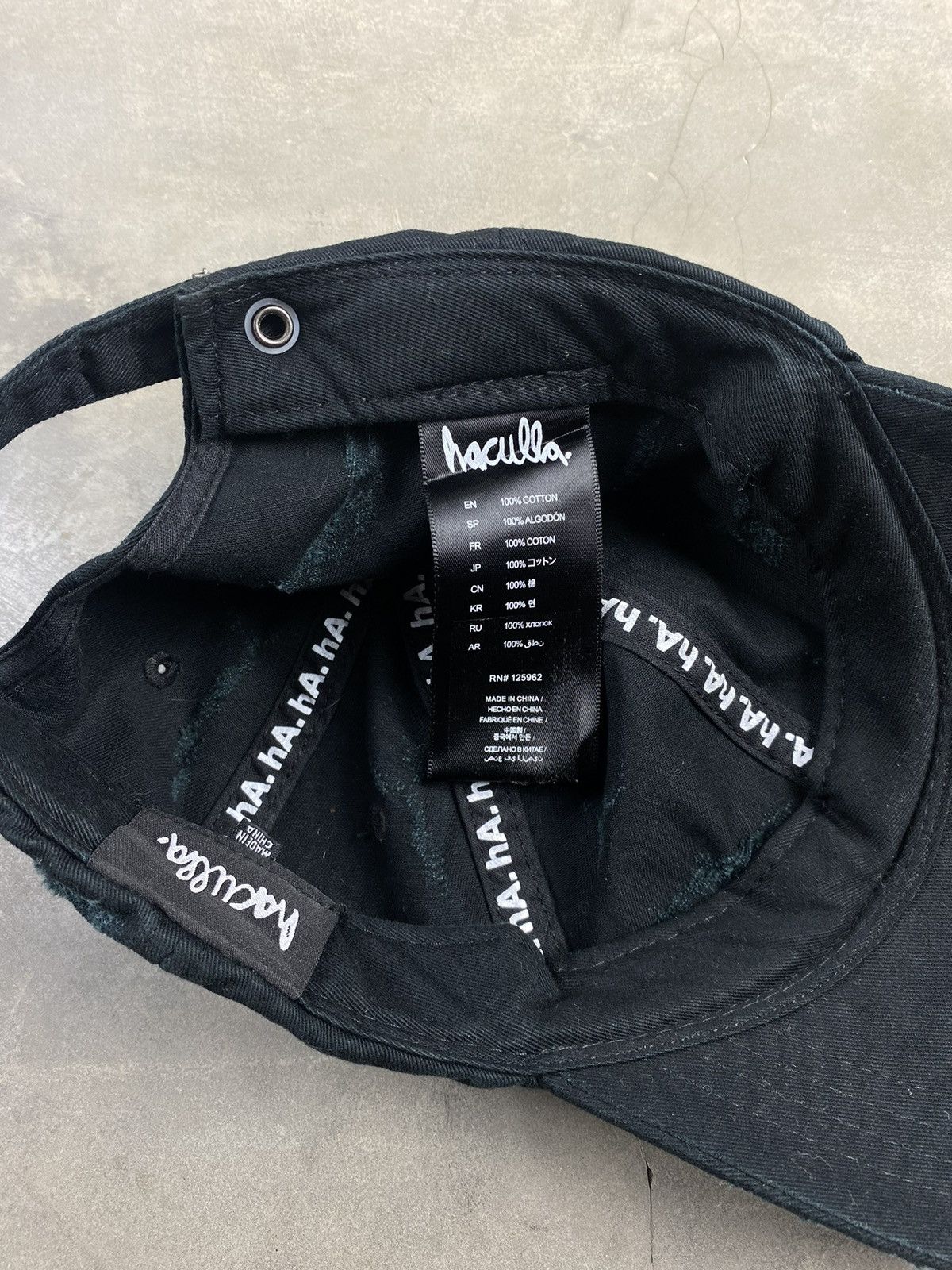 Haculla × Japanese Brand haculla ripped dad cap Size ONE SIZE - 7 Thumbnail