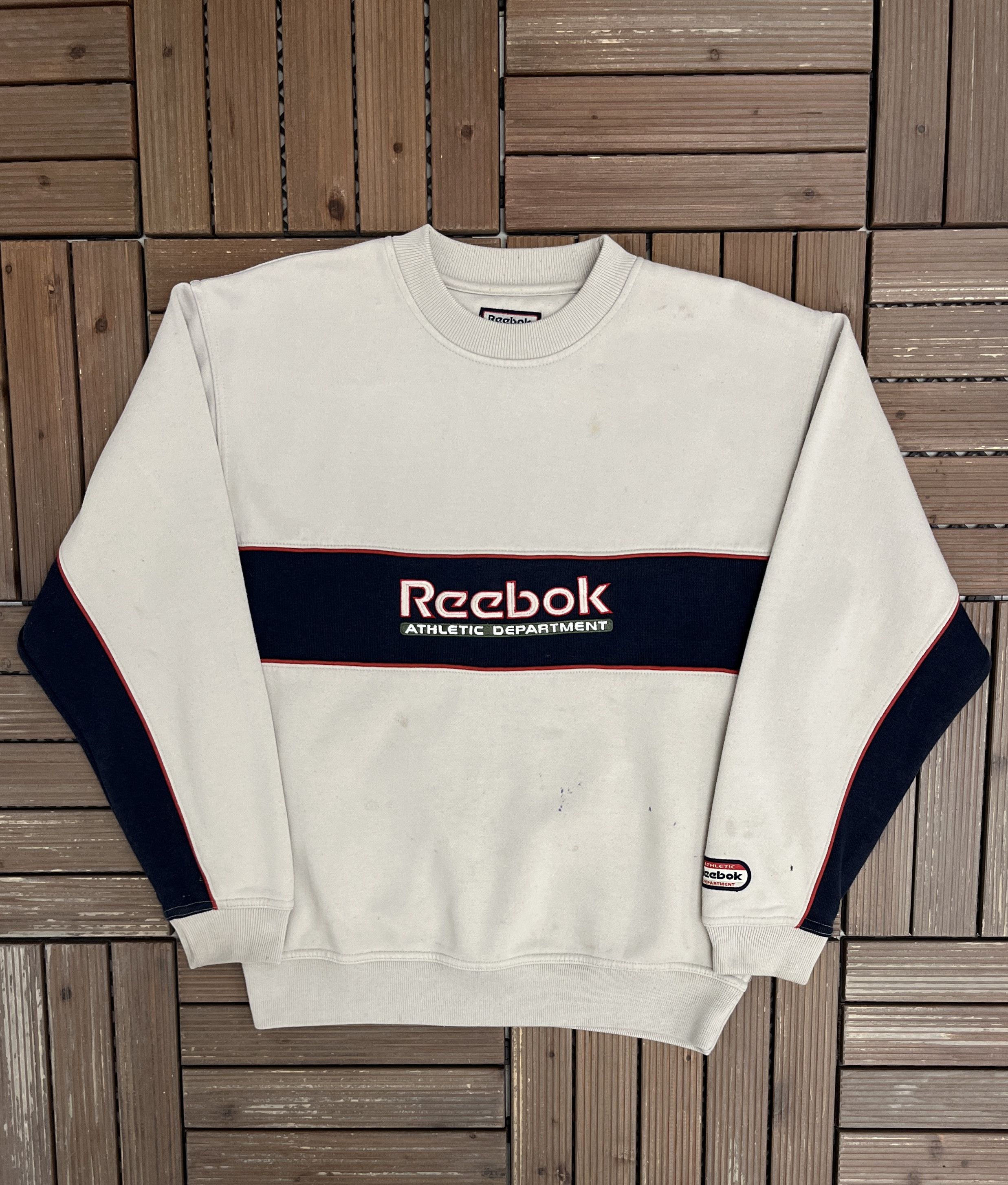 Vintage Reebok Athletic Department Vintage Crewneck Sweater Size US S / EU 44-46 / 1 - 1 Thumbnail