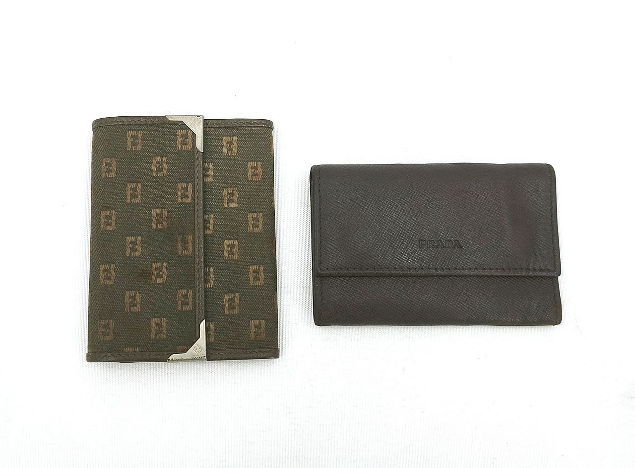Fendi authentic FENDI notepad and PRADA key holder wallet Size ONE SIZE - 1 Thumbnail