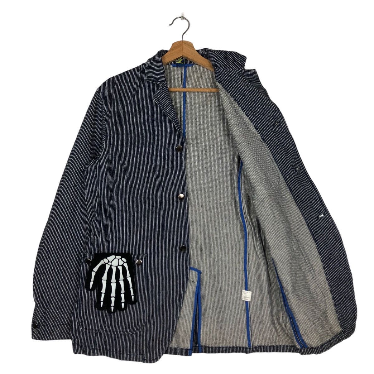 Japanese Brand 🔥90’s HIKORY CHORE WORK JACKET EURO IMMORTAL KAPITAL JAPAN Size US M / EU 48-50 / 2 - 9 Thumbnail