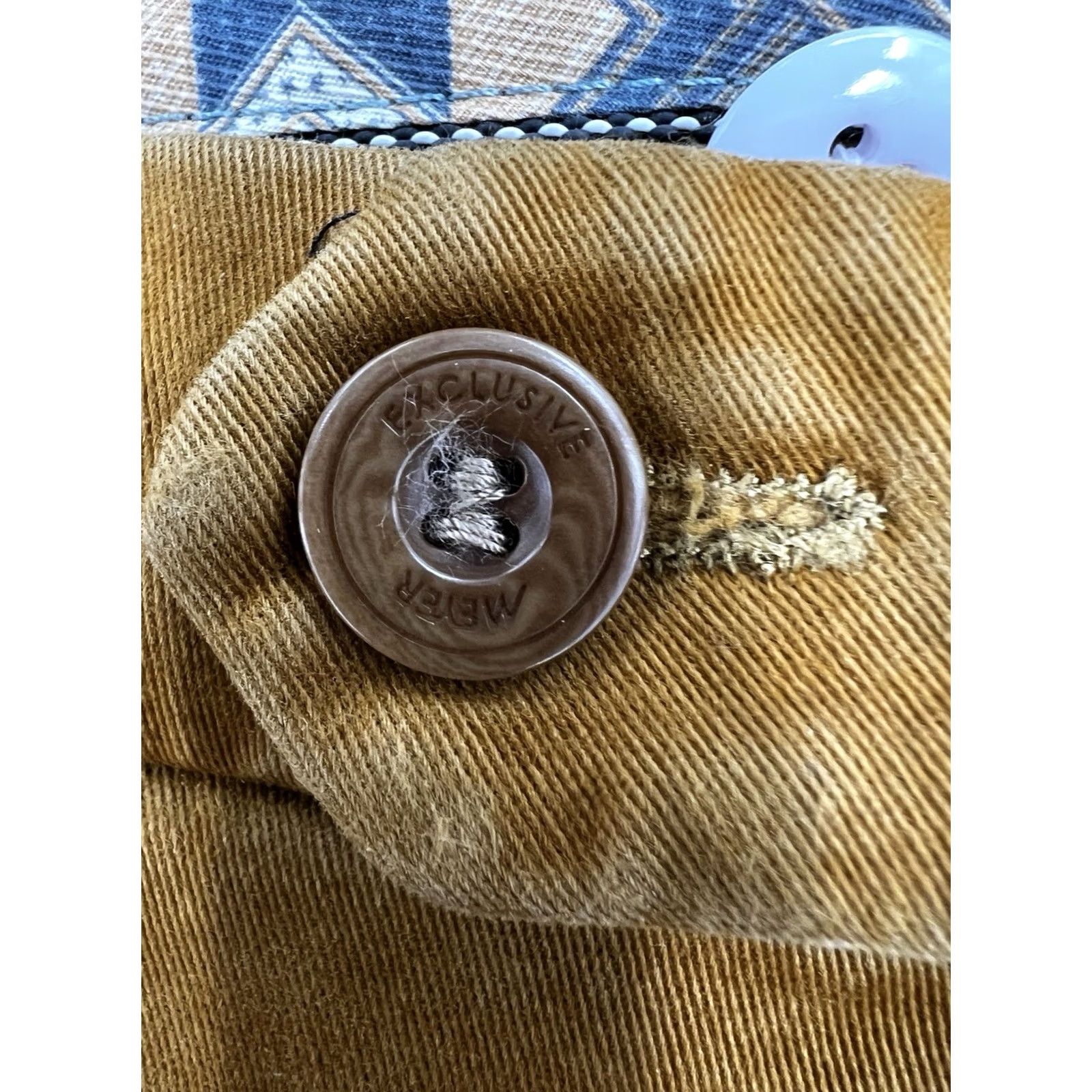 Velvet Meyer Velvet Pants Mustard 40x30 Men’s Velvet Chino Bonn Belt Button Closure City Hipster Motorcycle Rock Southwestern Germany Mens Size US 40 / EU 56 - 7 Thumbnail
