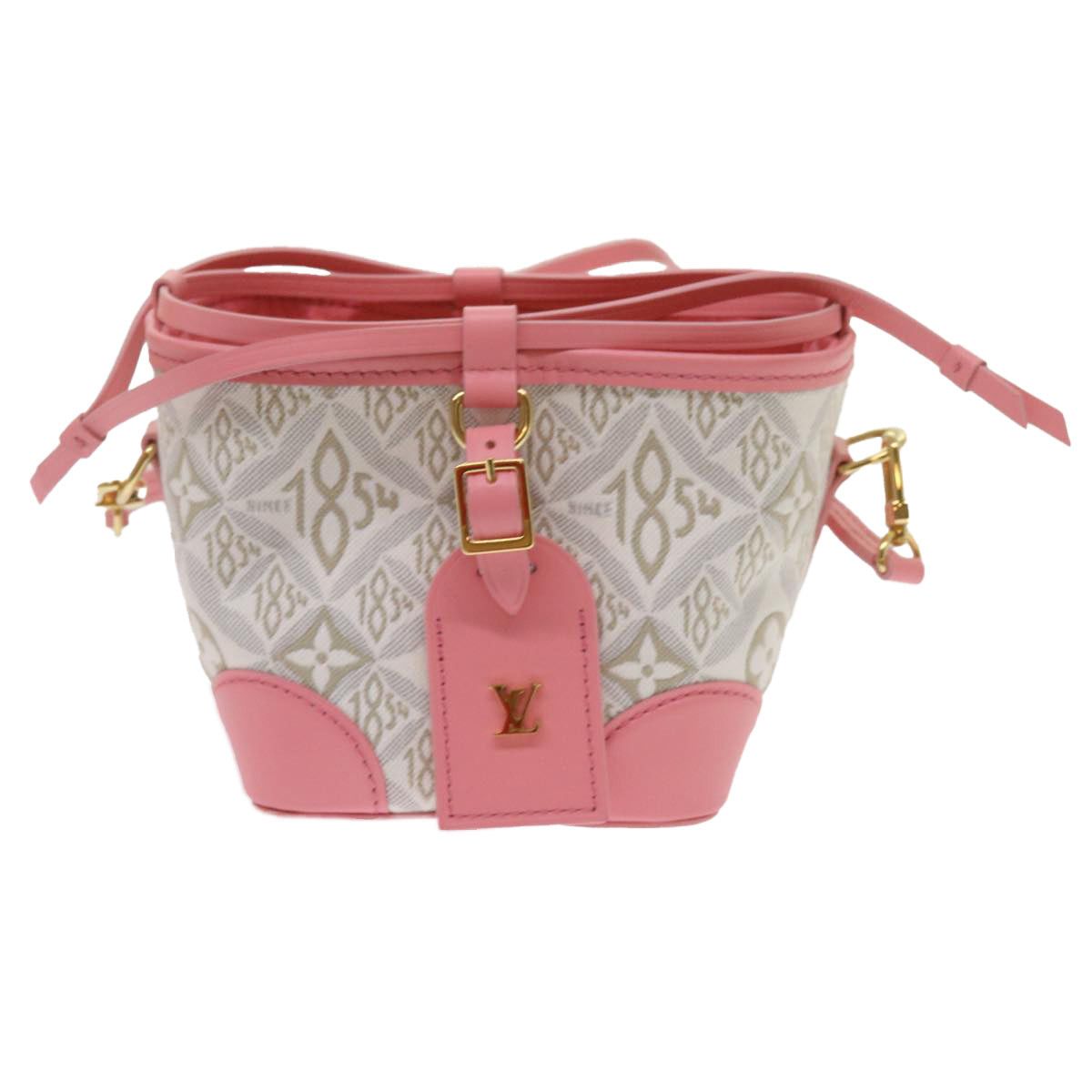 image of Louis Vuitton Nano Noe Shoulder Bag in Pink, Women's
