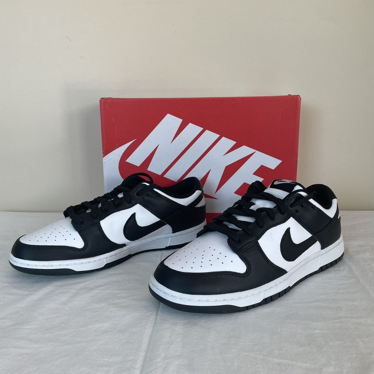 Nike Nike Dunk Low Black White Panda Mens US Size 12 DD1391-100 Size US 12 / EU 45 - 5 Thumbnail