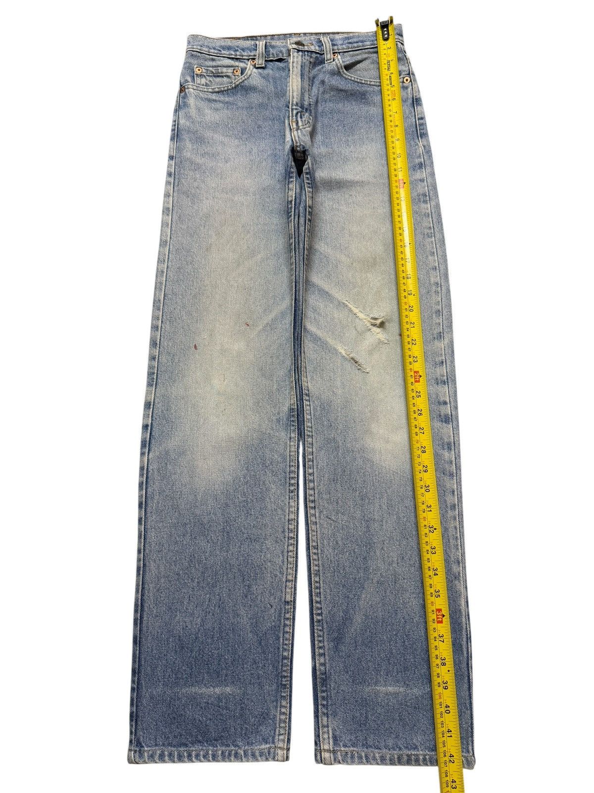 Levi's Vintage 90s Levis 510 Blue Faded Mud Wash Distressed Jeans Size US 28 / EU 44 - 9 Thumbnail