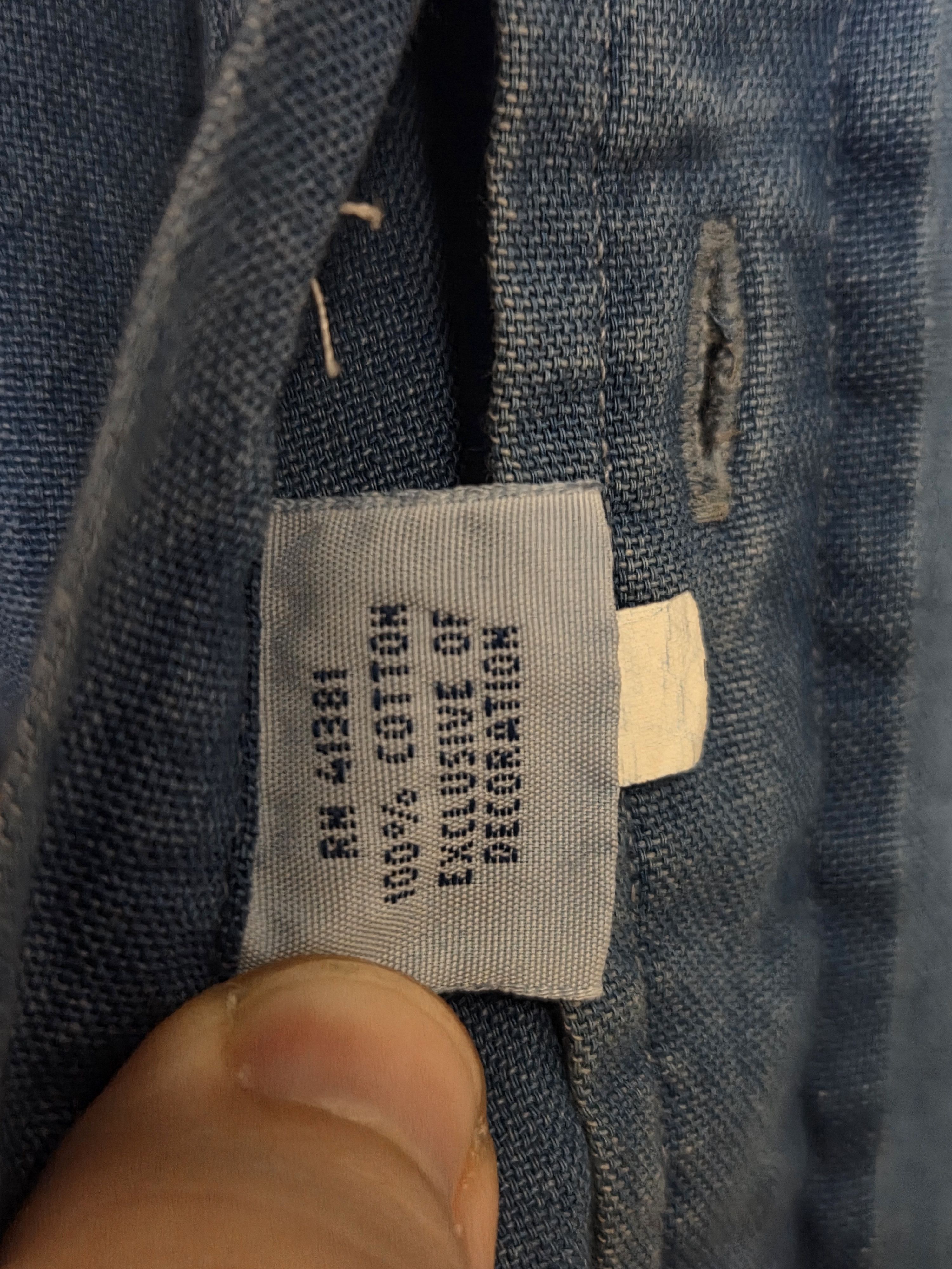 Polo Ralph Lauren Polo Ralph Lauren Indigo Dyed Button Up Size US S / EU 44-46 / 1 - 4 Thumbnail