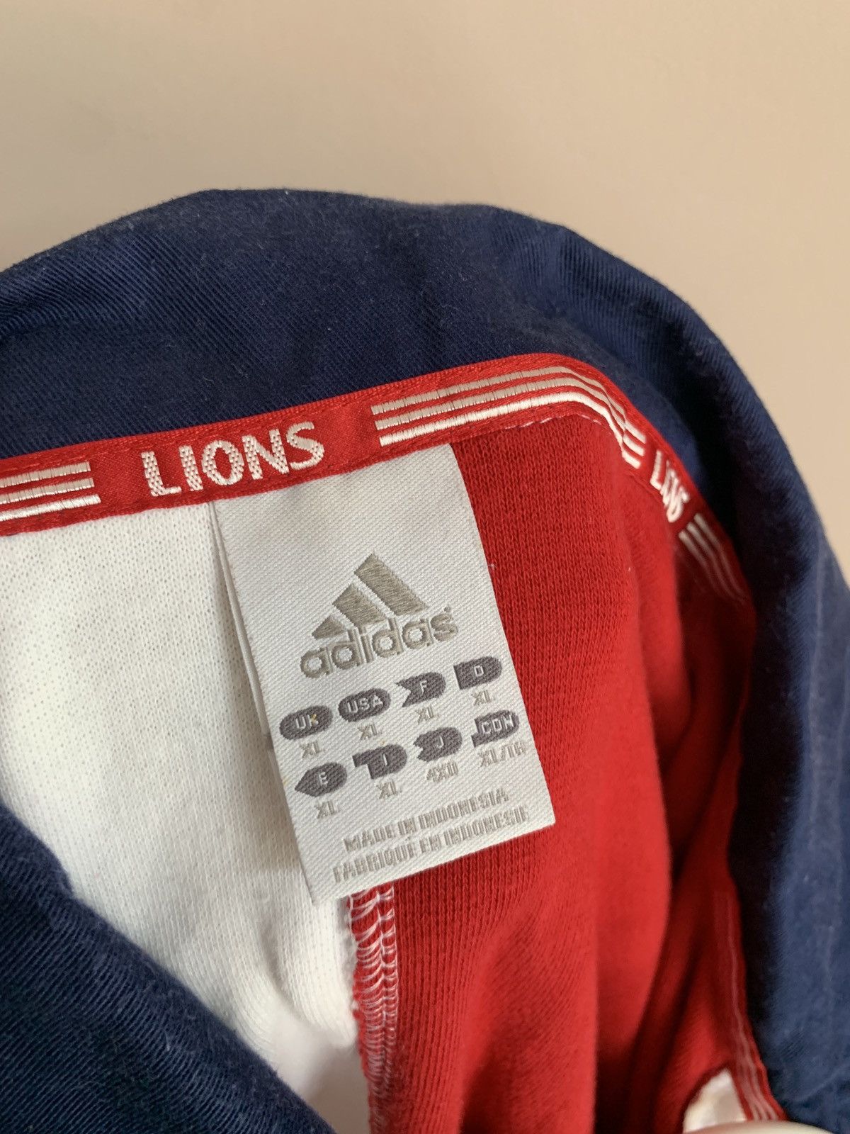 Adidas British And Irish Lions Long Sleeve Rugby Union Shirt Adidas Size US XL / EU 56 / 4 - 10 Thumbnail