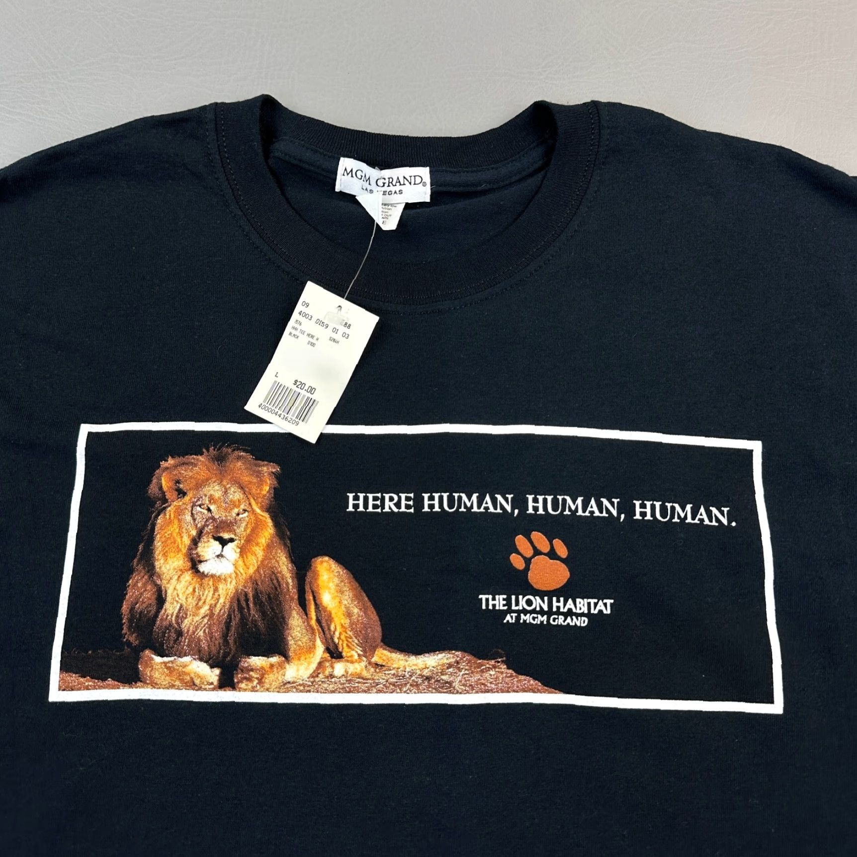 Vintage VINTAGE MGM GRAND Las Vegas Shirt Mens Large Black Lion Habitat Deadstock Y2K Size US L / EU 52-54 / 3 - 2 Thumbnail
