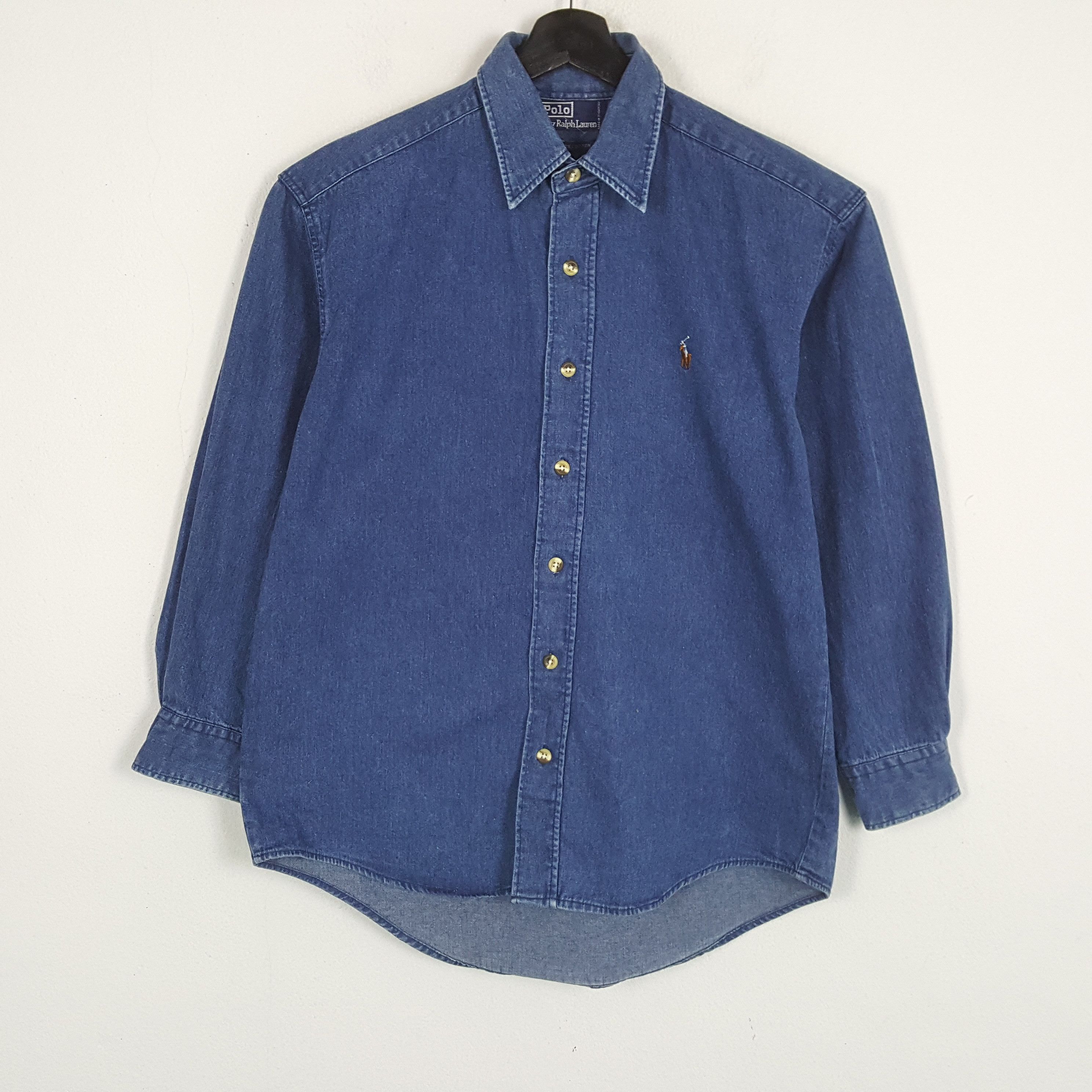 Polo Ralph Lauren × Vintage POLO by RALPH LAUREN Fashion Brand Small Logo Design Shirt Size US S / EU 44-46 / 1 - 1 Thumbnail