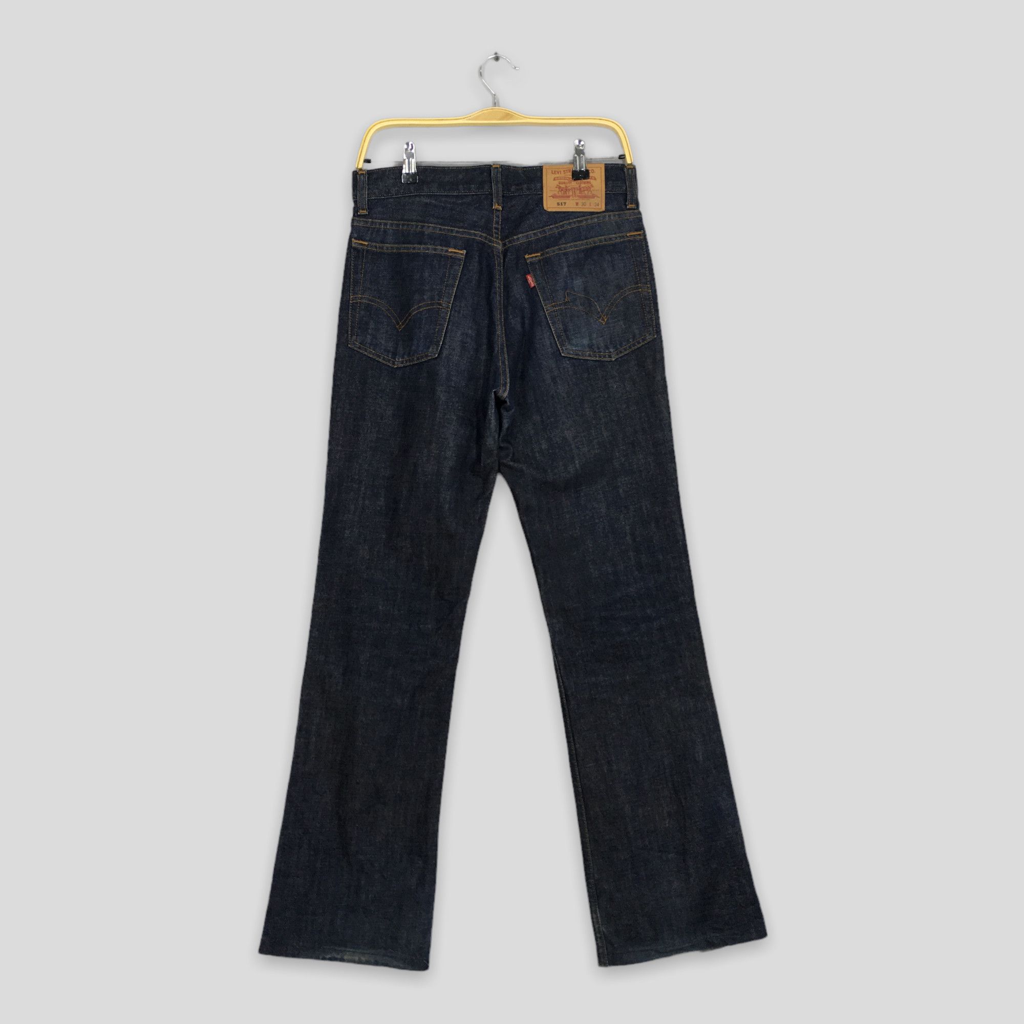 Levi's Size 30x31 Vintage Levi's 517 Bootcut Flare Jeans Size US 30 / EU 46 - 9 Thumbnail